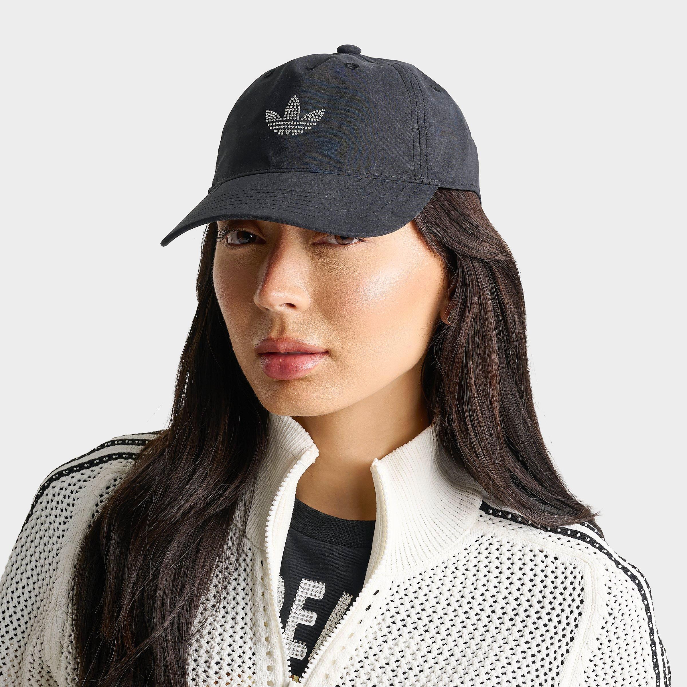 Women's adidas Originals Rhinestone Trefoil Strapback Hat