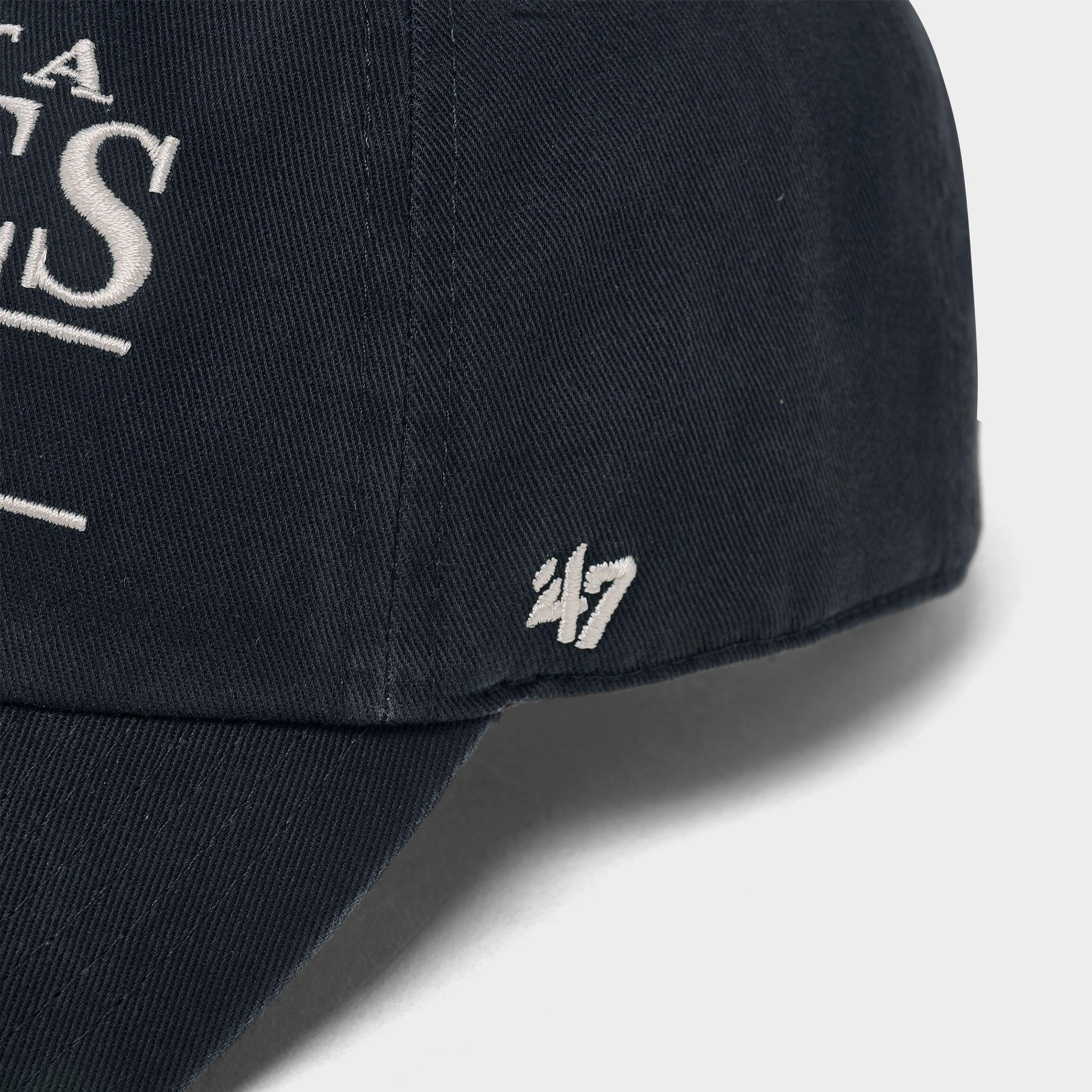 '47 Atlanta Braves MLB Team Name & Logo Clean Up Strapback Hat
