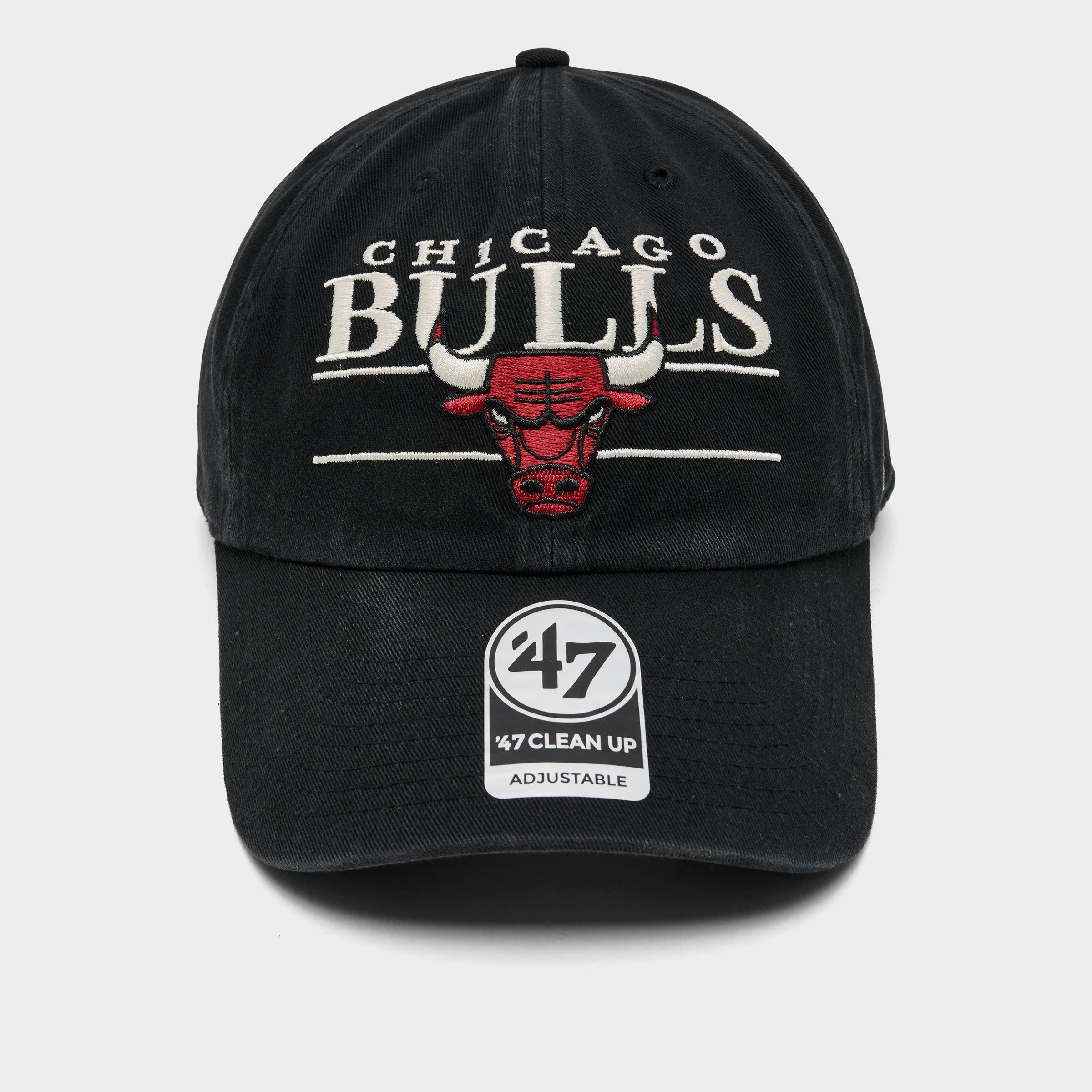 '47 Chicago Bulls NBA Team Name & Logo Clean Up Strapback Hat