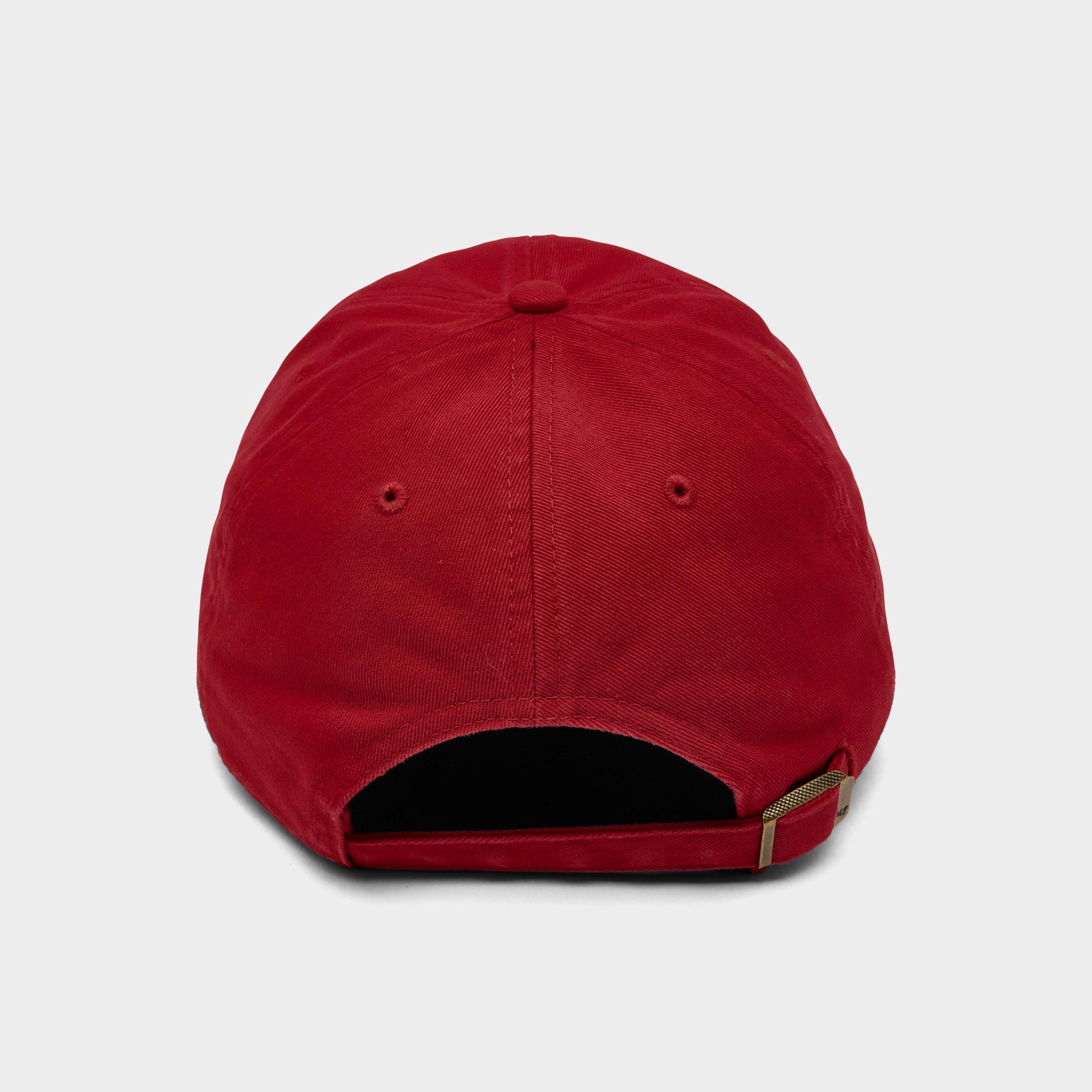 '47 Cincinnati Reds MLB Team Name & Logo Clean Up Strapback Hat