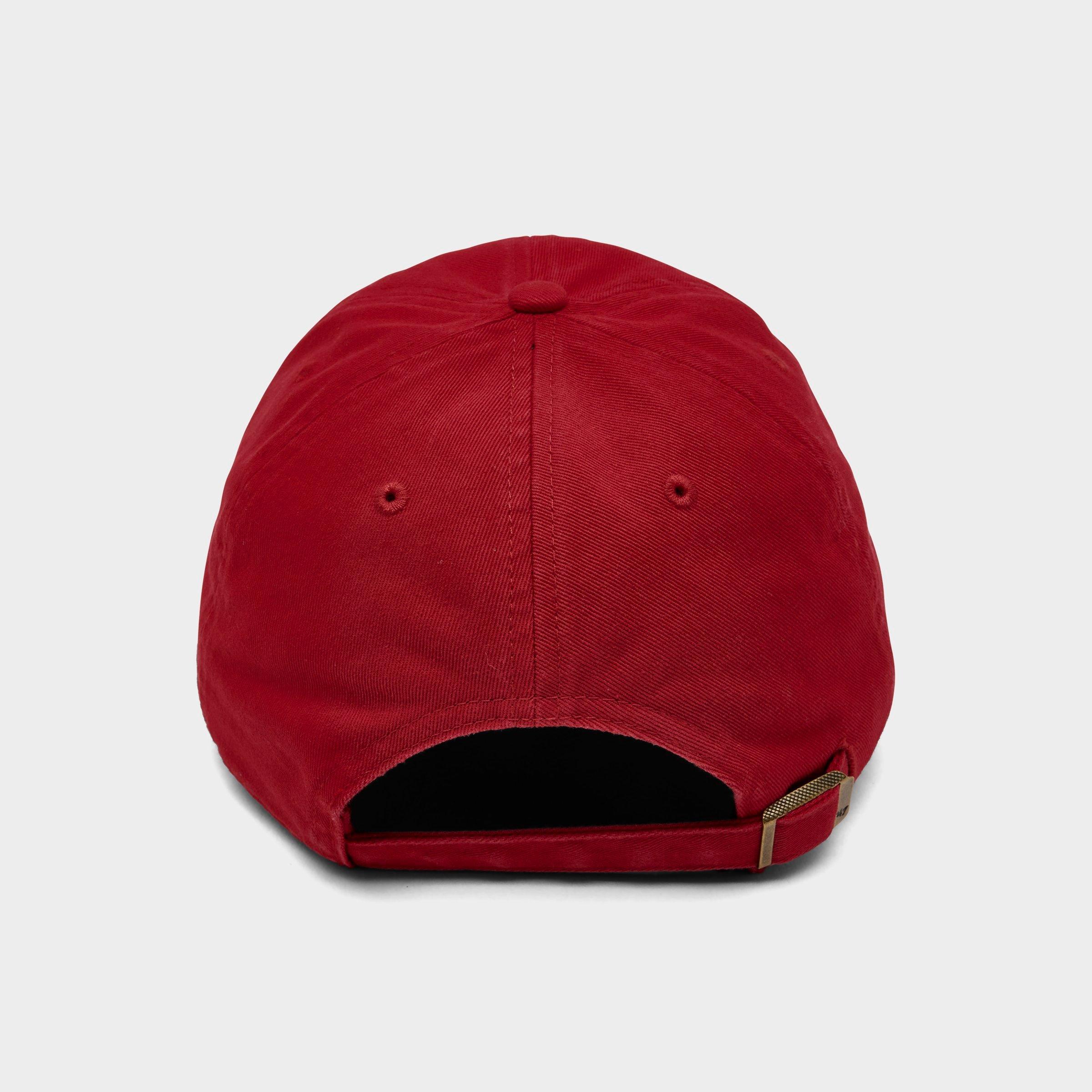 '47 Cleveland Guardians MLB Team Name & Logo Clean Up Strapback Hat