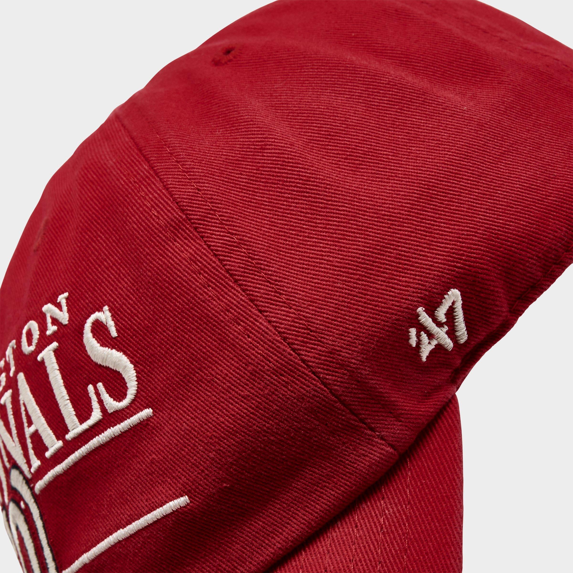 '47 Washington Nationals MLB Team Name & Logo Clean Up Strapback Hat