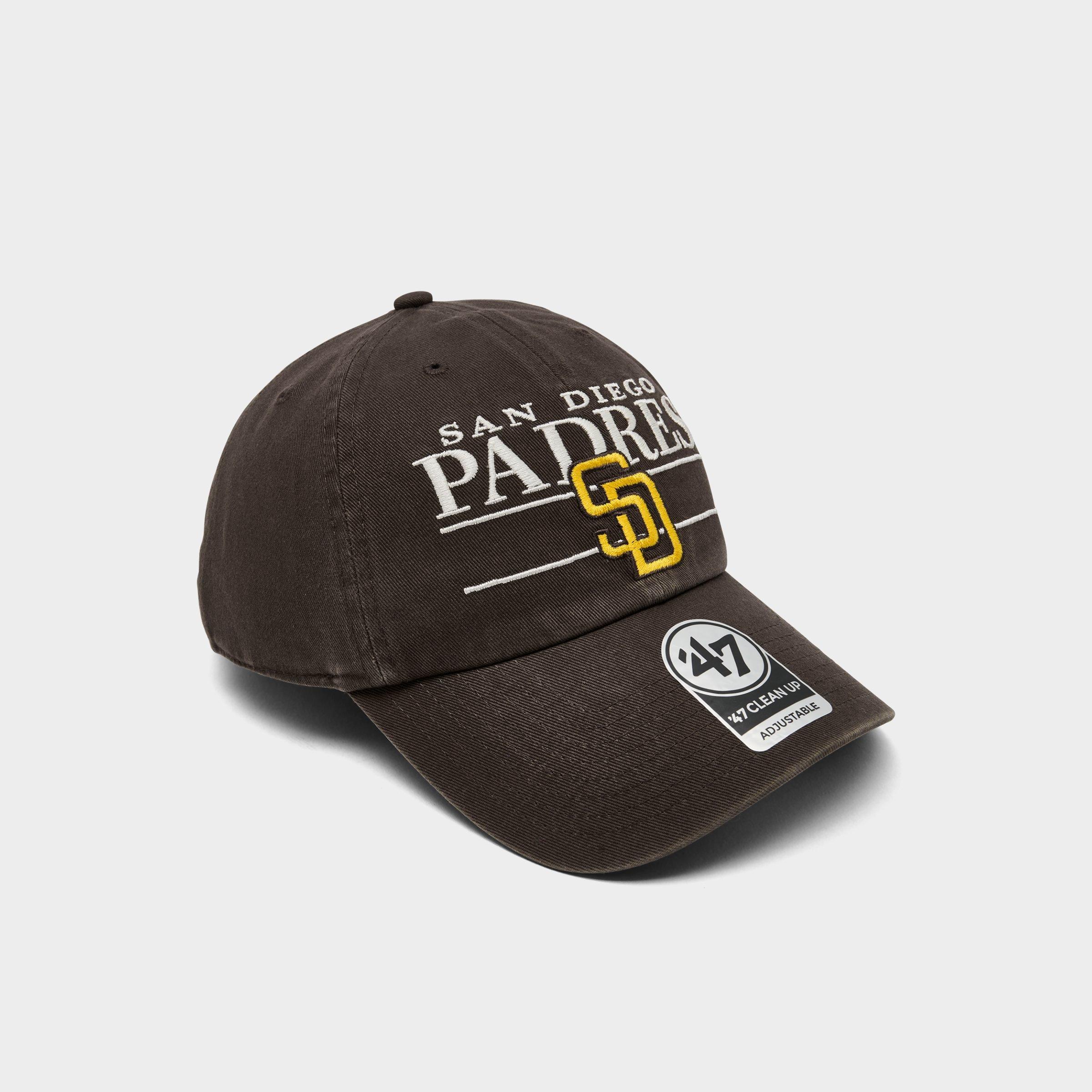 '47 San Diego Padres MLB Team Name & Logo Clean Up Strapback Hat