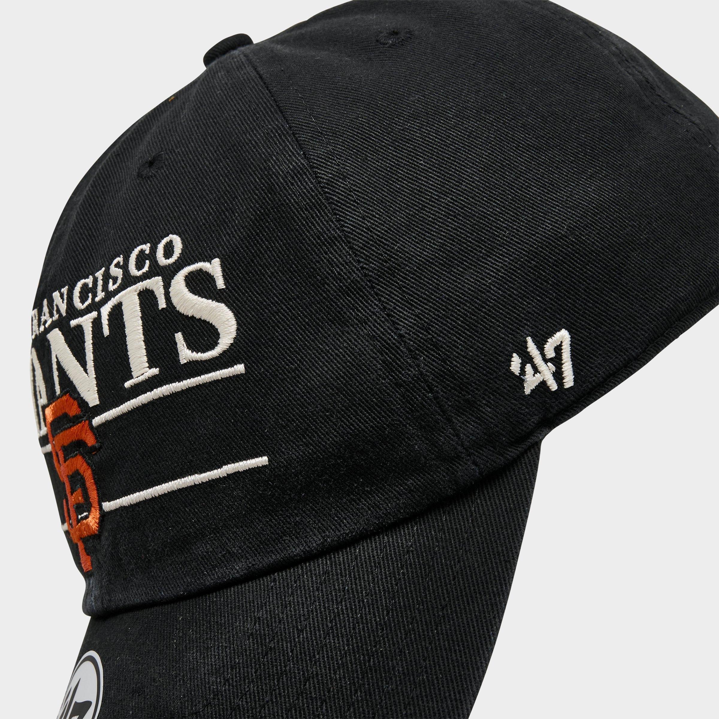 '47 San Francisco Giants MLB Team Name & Logo Clean Up Strapback Hat