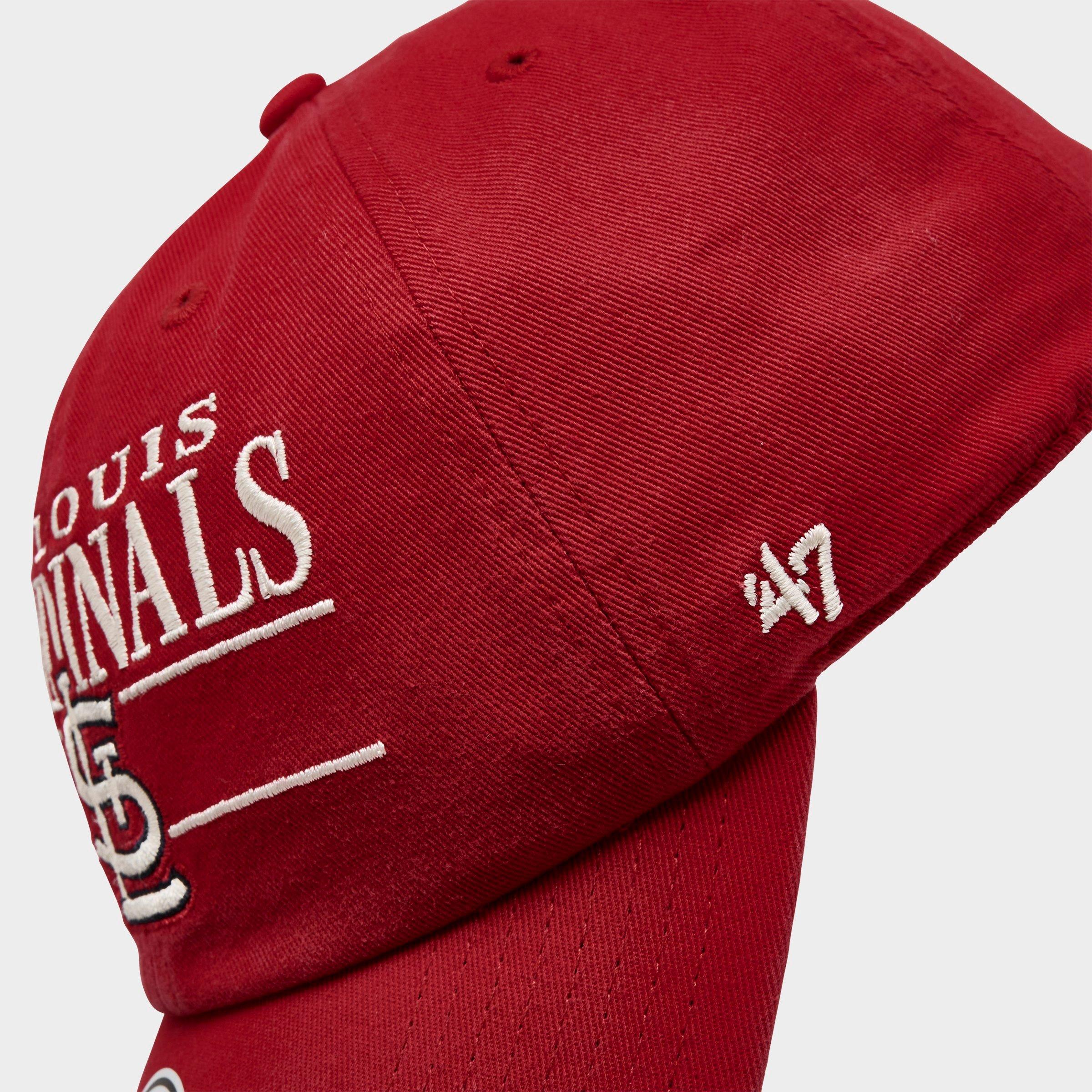 '47 St. Louis Cardinals MLB Team Name & Logo Clean Up Strapback Hat