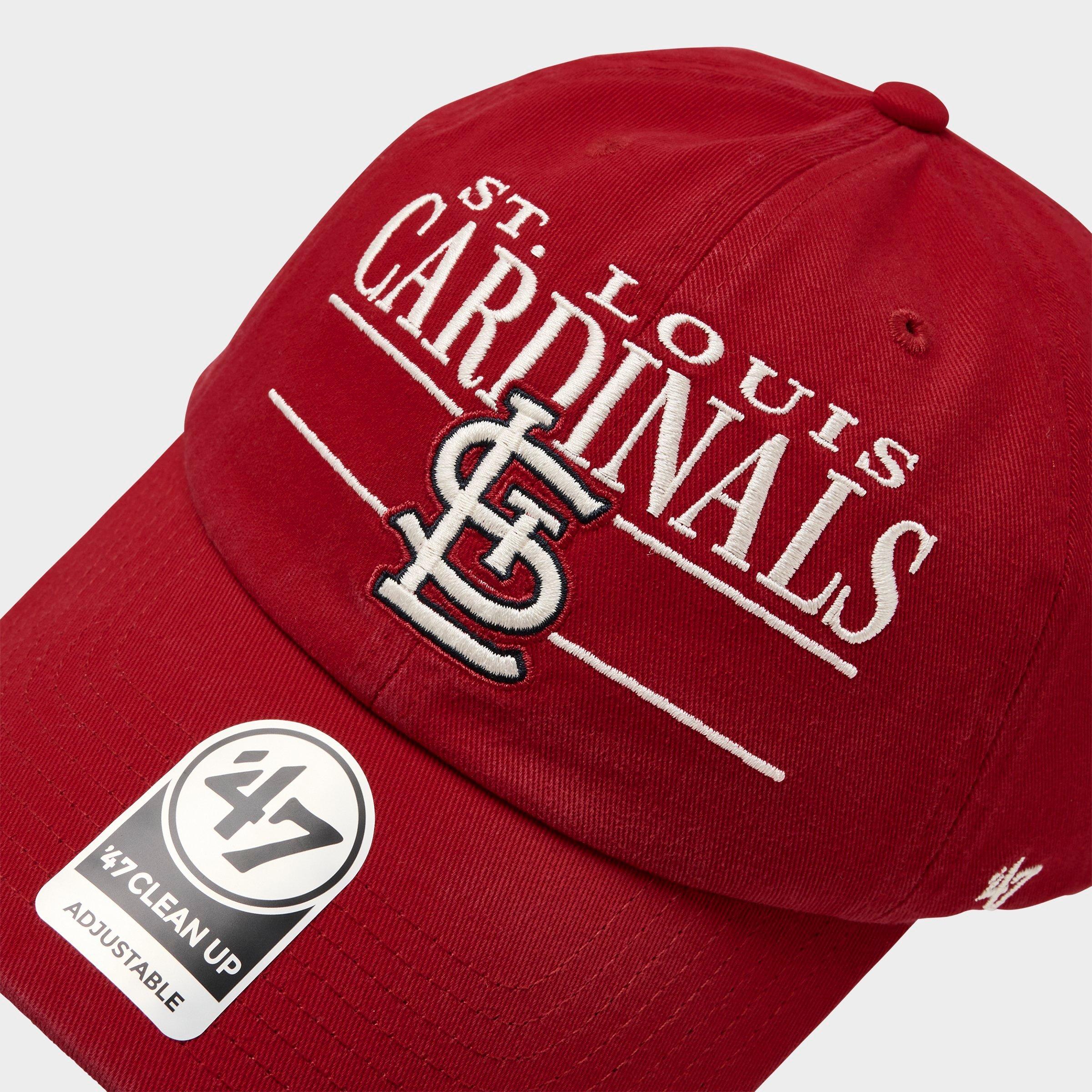 '47 St. Louis Cardinals MLB Team Name & Logo Clean Up Strapback Hat