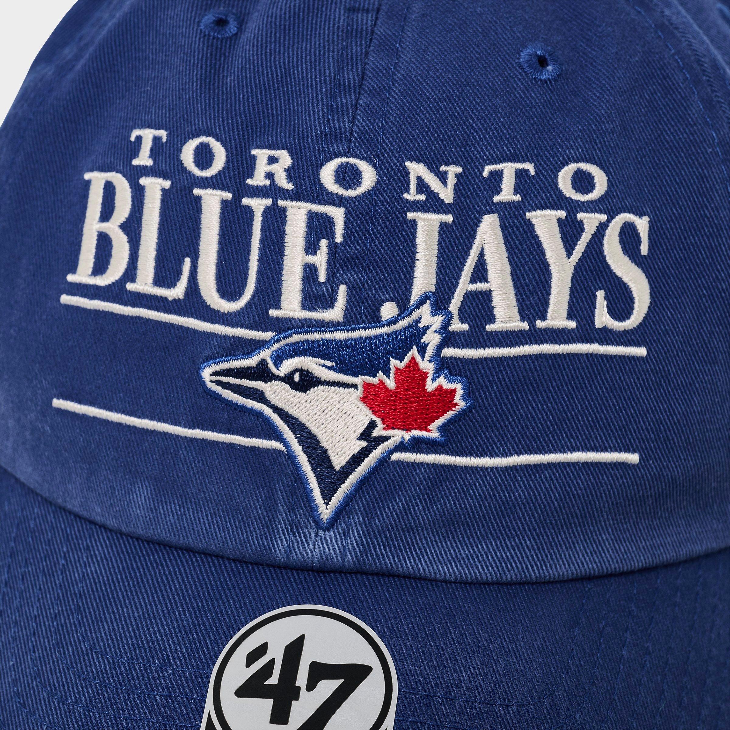 '47 Toronto Blue Jays MLB Team Name & Logo Clean Up Strapback Hat
