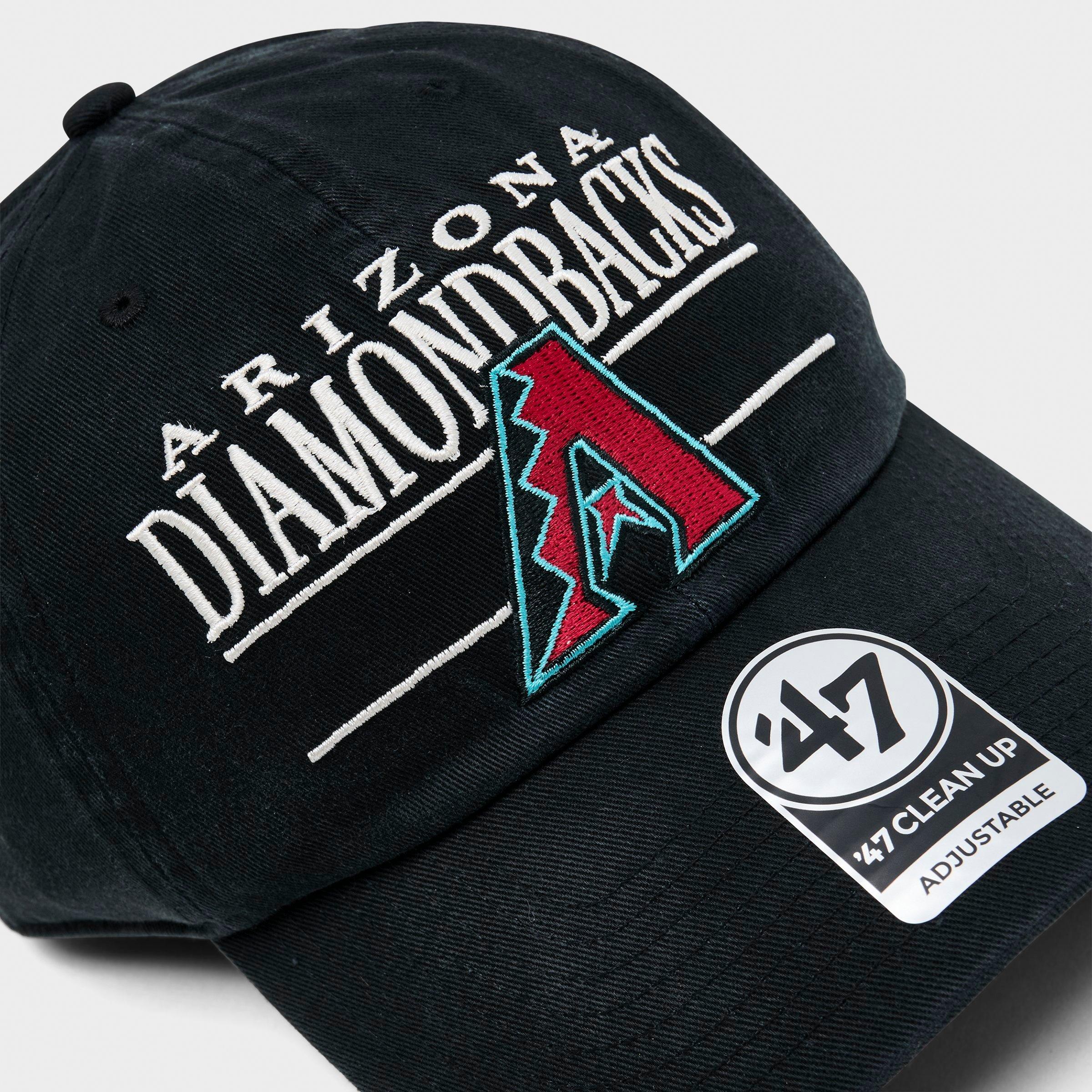 '47 Arizona Diamondbacks MLB Team Name & Logo Clean Up Strapback Hat