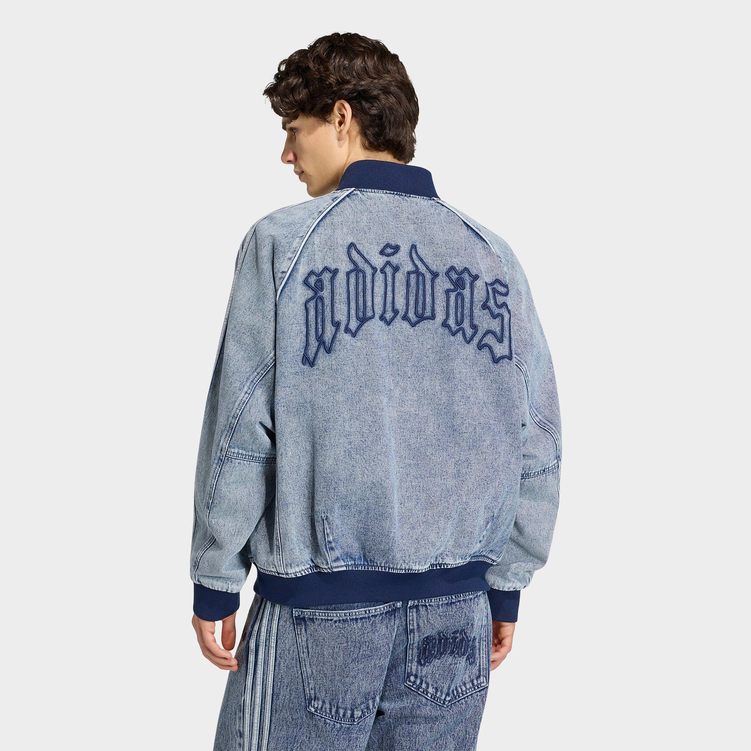 Men's adidas Originals SST Denim Full-Zip Track Top