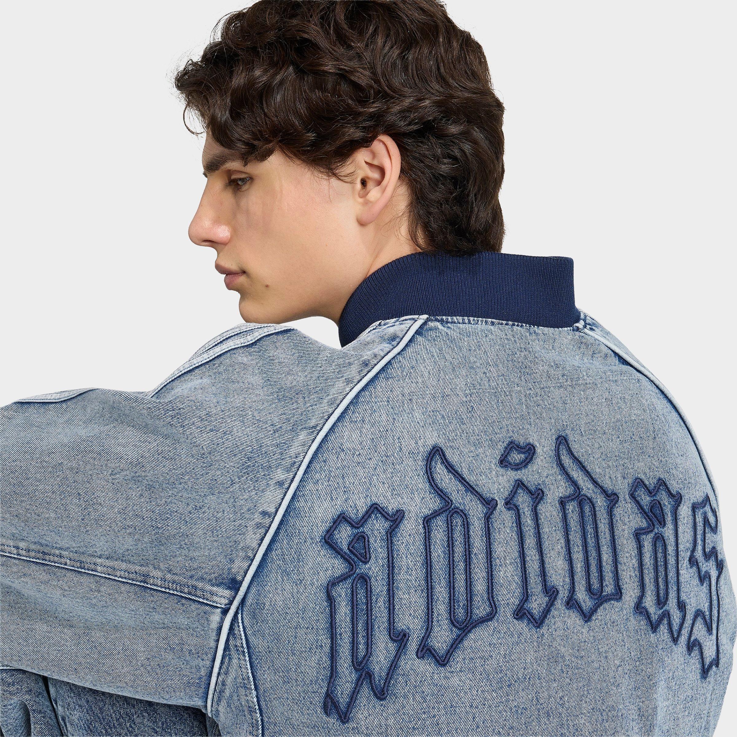 Men's adidas Originals SST Denim Full-Zip Track Top
