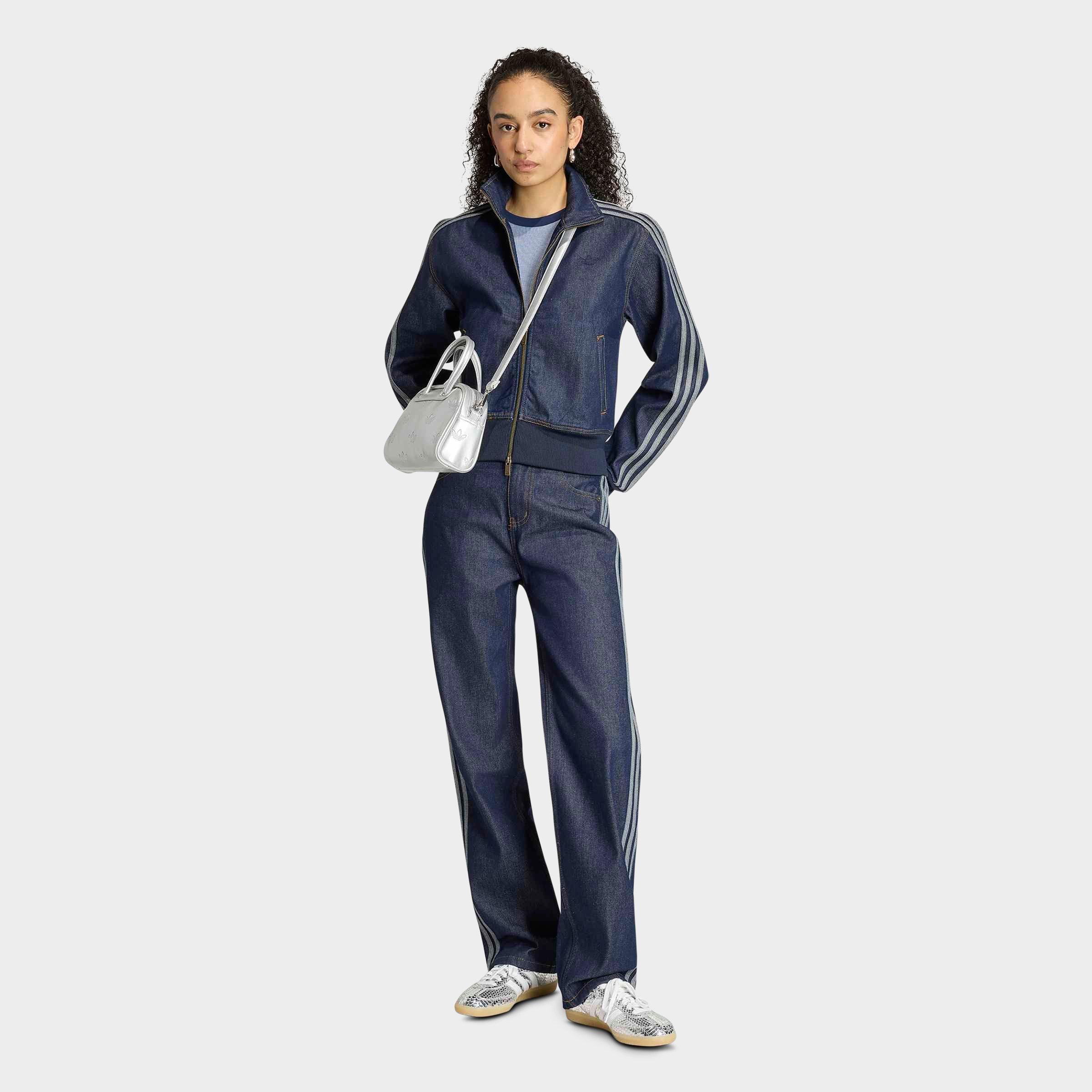 Women's adidas Originals Firebird Denim Full-Zip Track Top