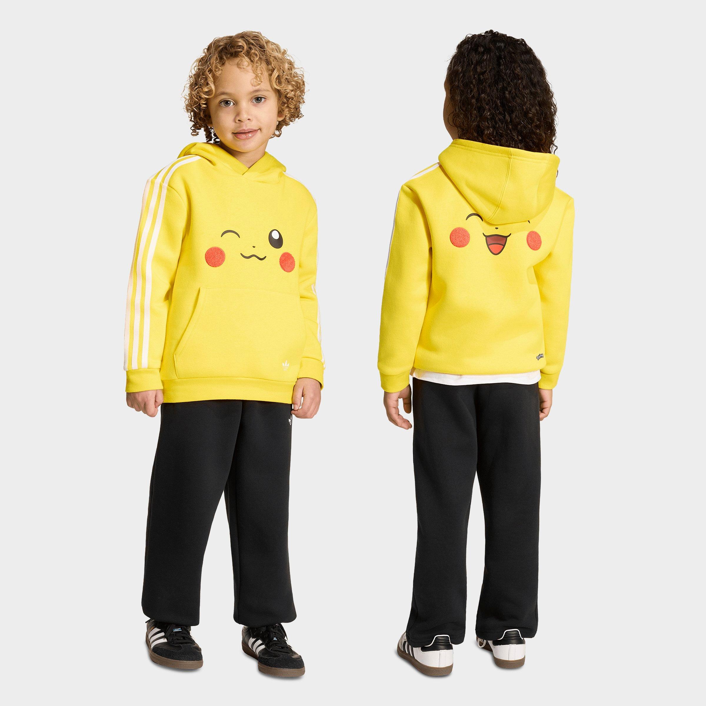Little Kids' adidas x Pokemon Loose Pullover Hoodie and Sweatpants Set
