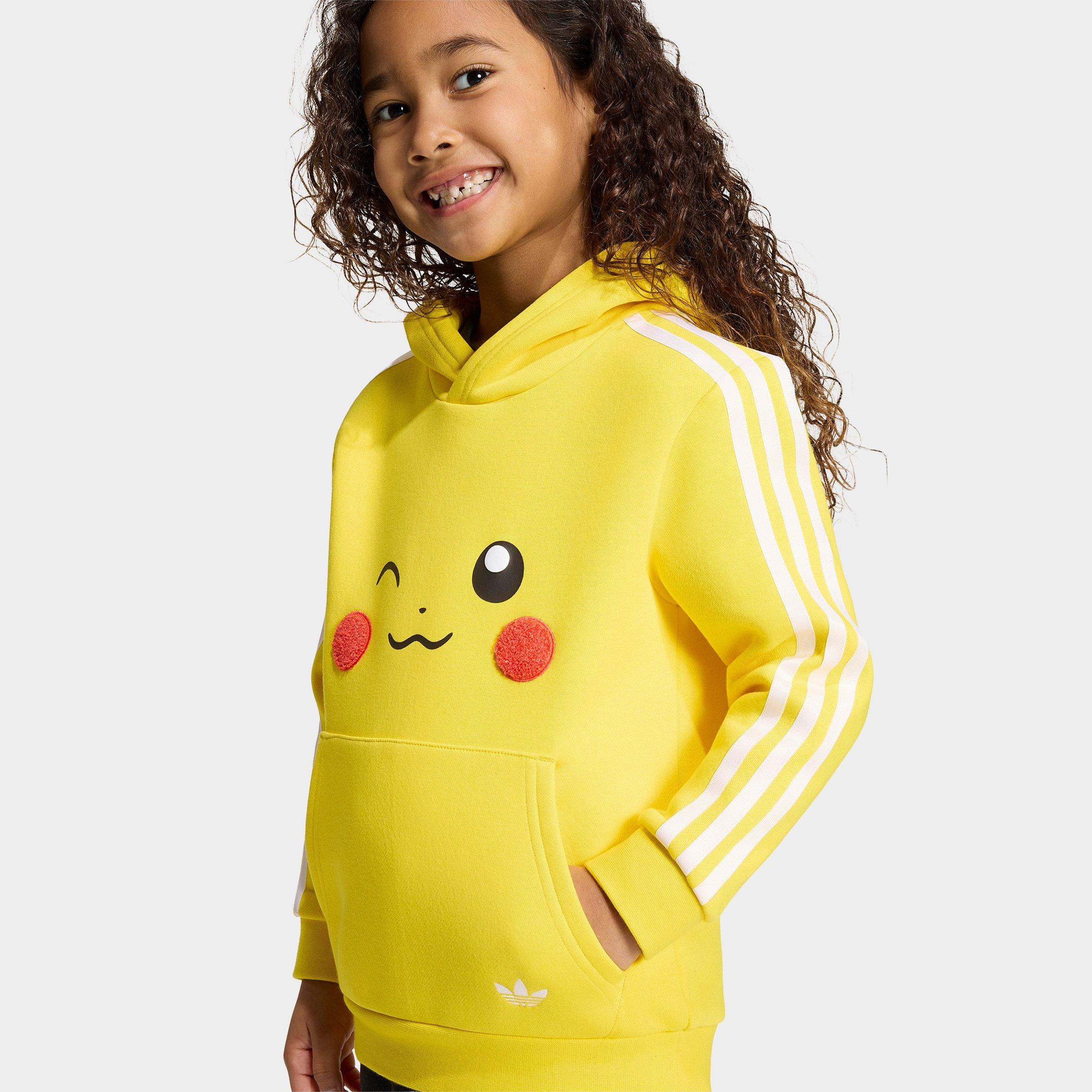 Little Kids' adidas x Pokemon Loose Pullover Hoodie and Sweatpants Set
