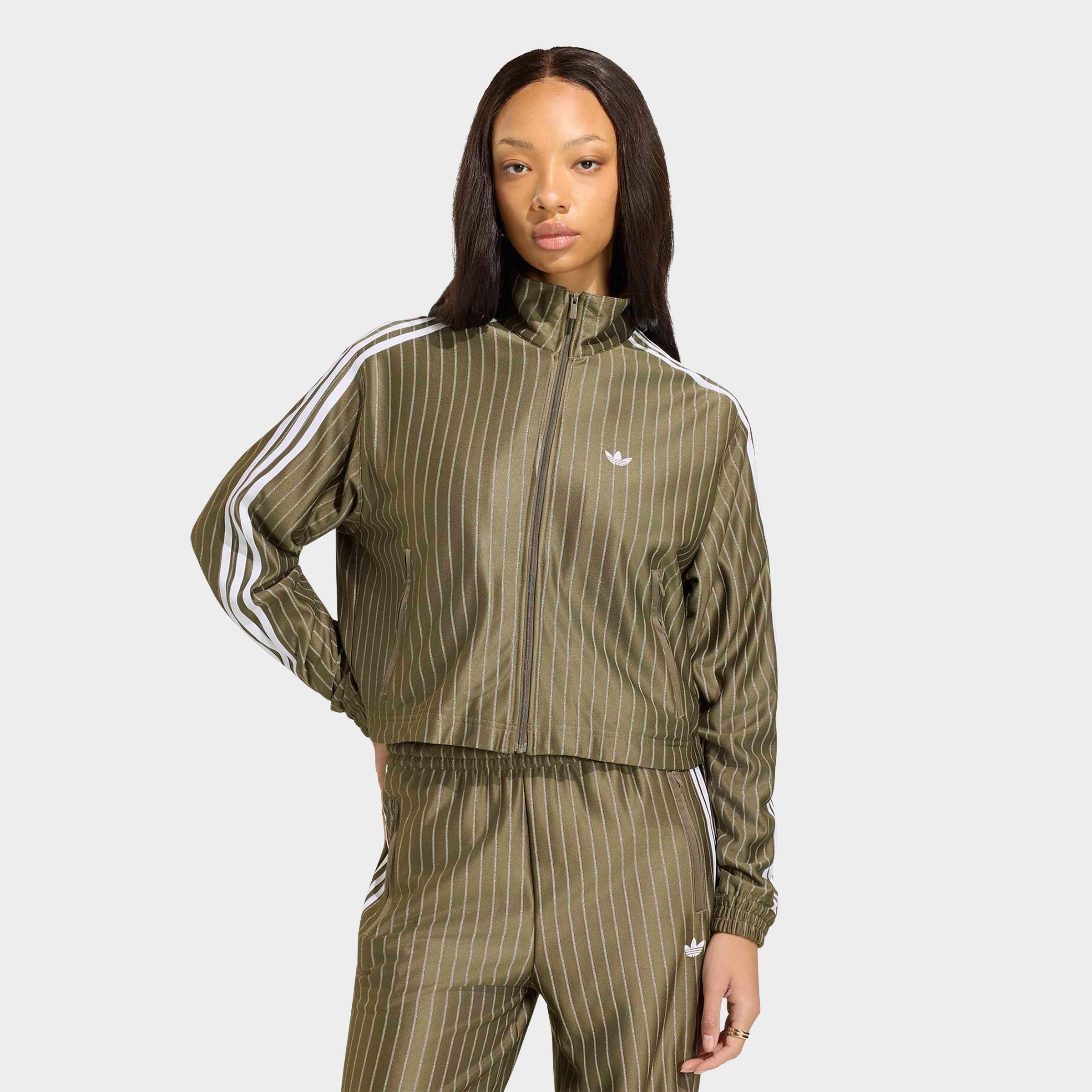 Women's adidas Originals Firebird Pinstripe Full-Zip Track Top