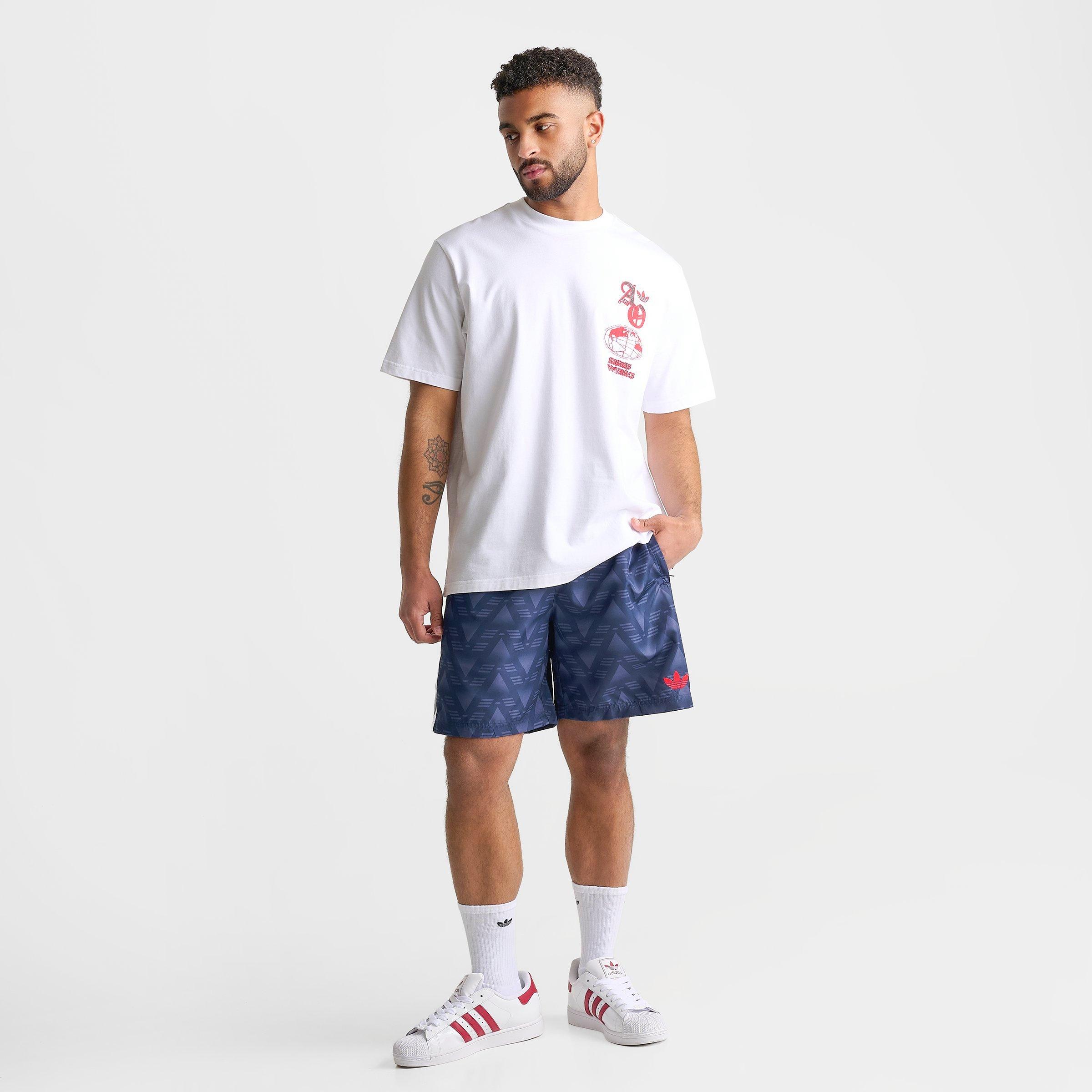 Men's adidas Originals Allover Graphic Print Woven Shorts