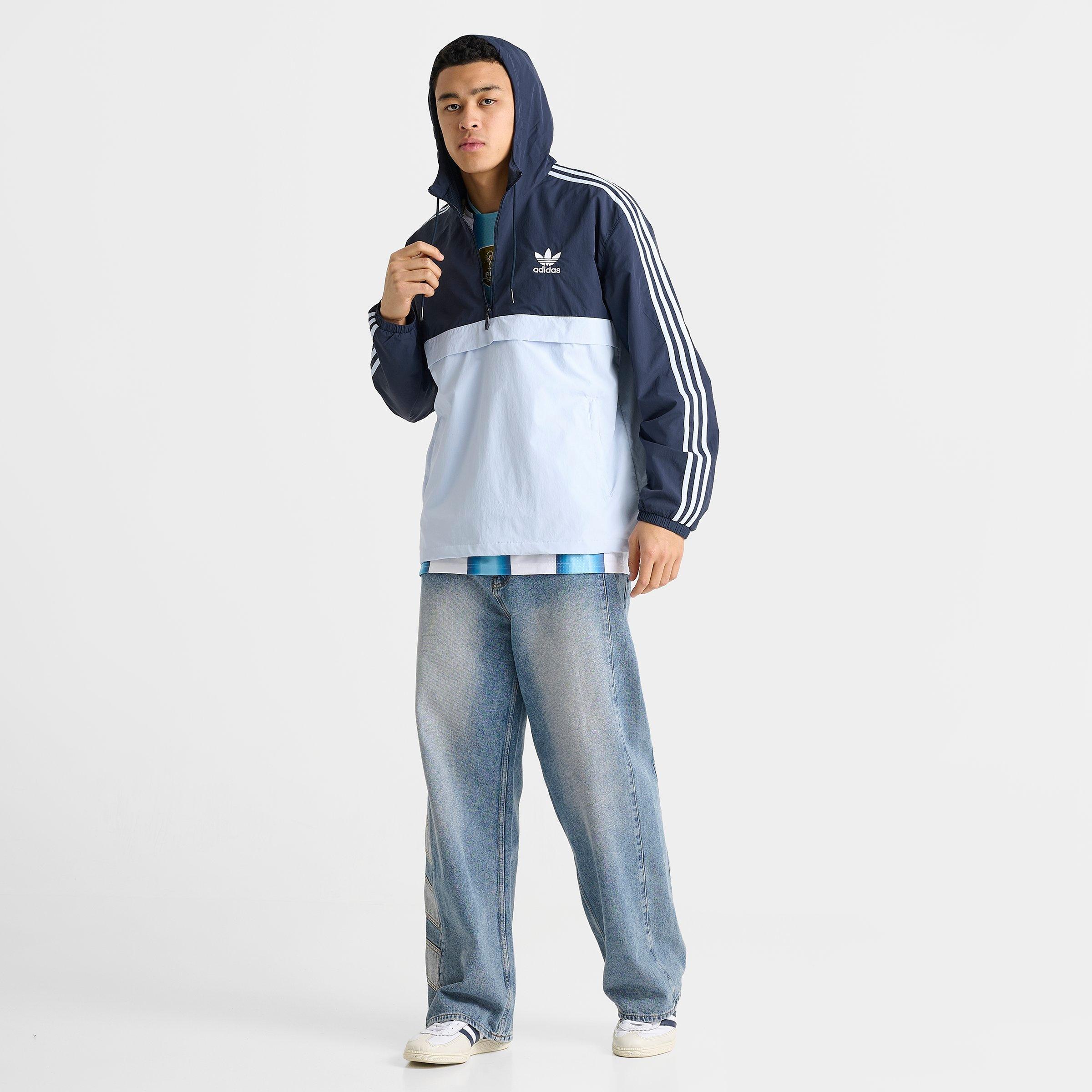 Men's adidas Originals Half-Zip Windbreaker Jacket