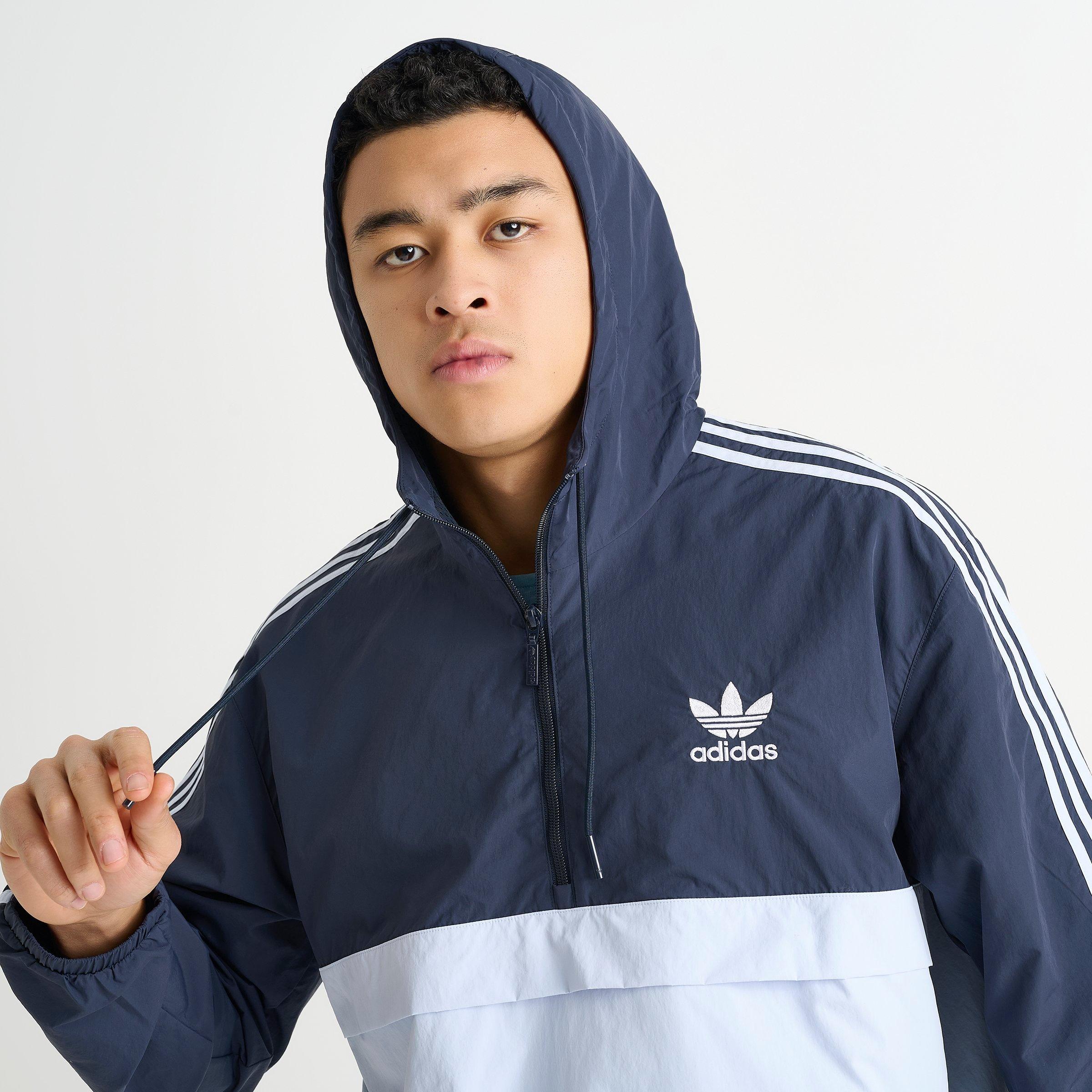 Men's adidas Originals Half-Zip Windbreaker Jacket
