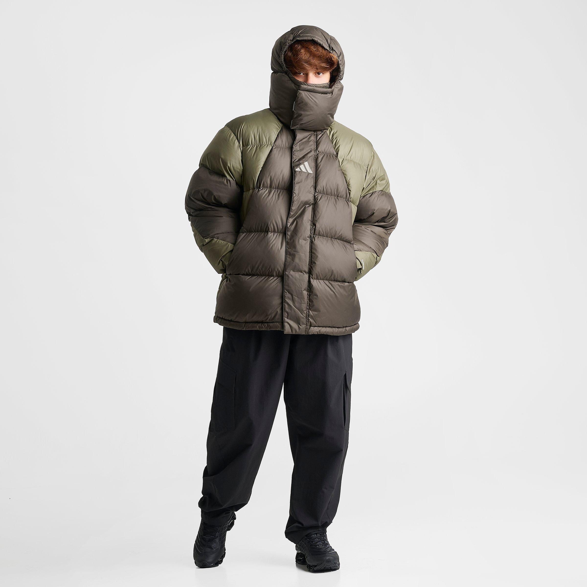 Men's adidas Terrex Xploric Climawarm Down Full-Zip Hooded Puffer Jacket
