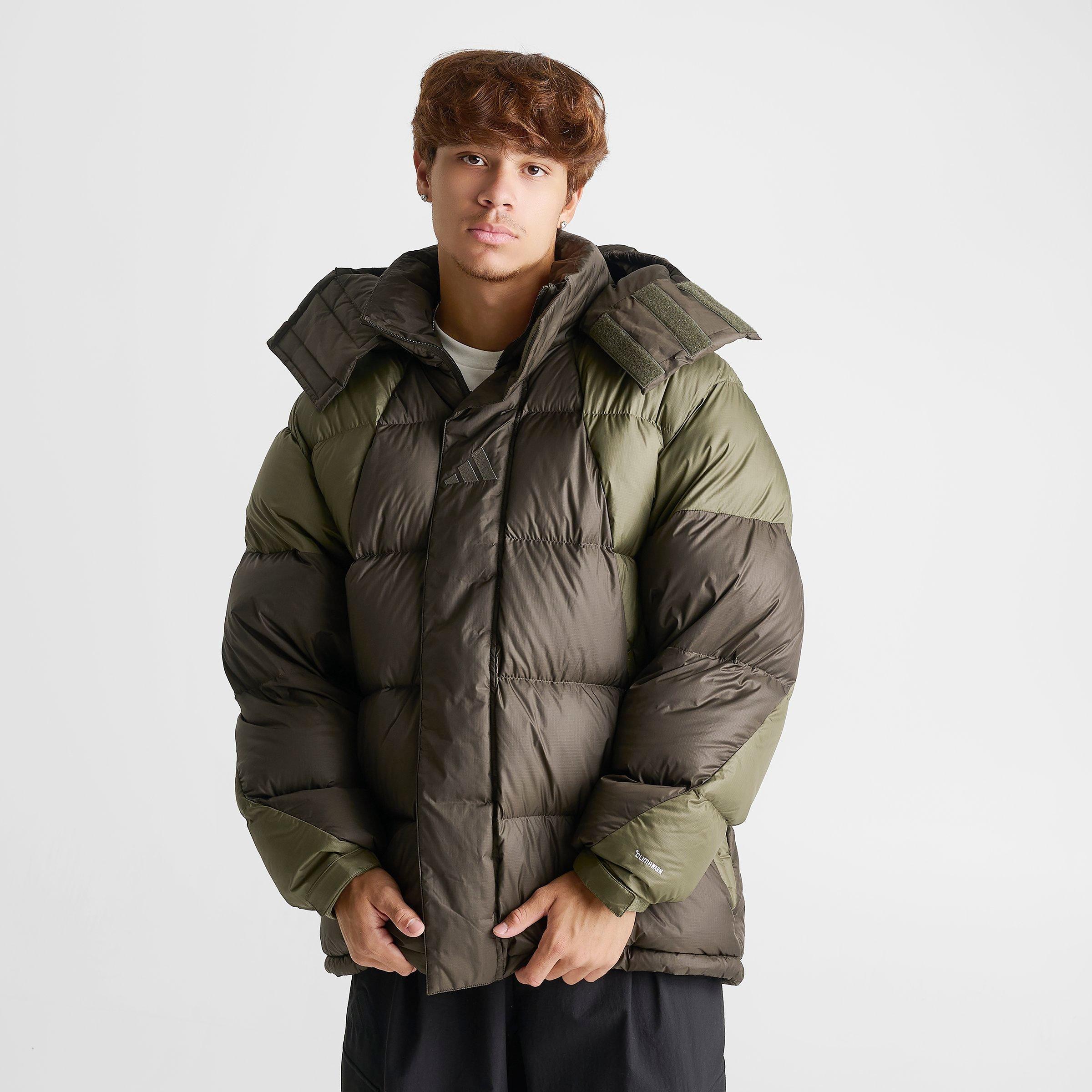 Men's adidas Terrex Xploric Climawarm Down Full-Zip Hooded Puffer Jacket
