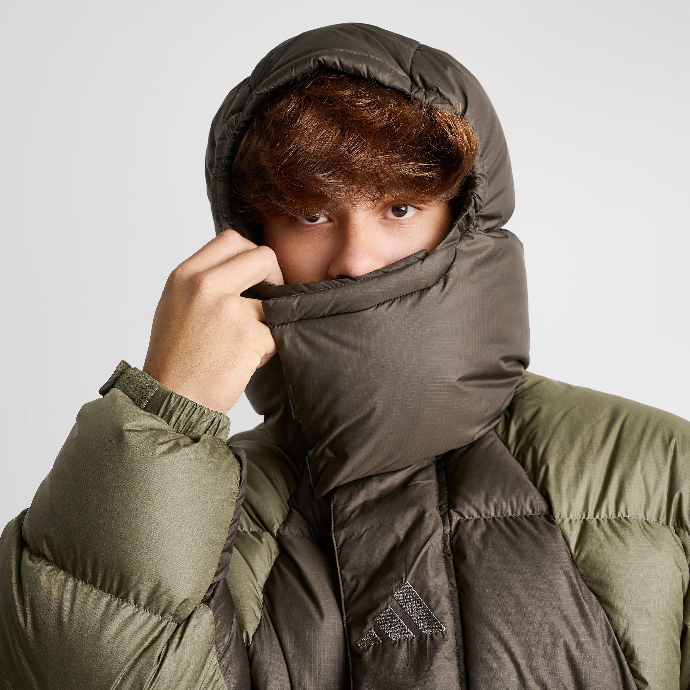 Men's adidas Terrex Xploric Climawarm Down Full-Zip Hooded Puffer Jacket