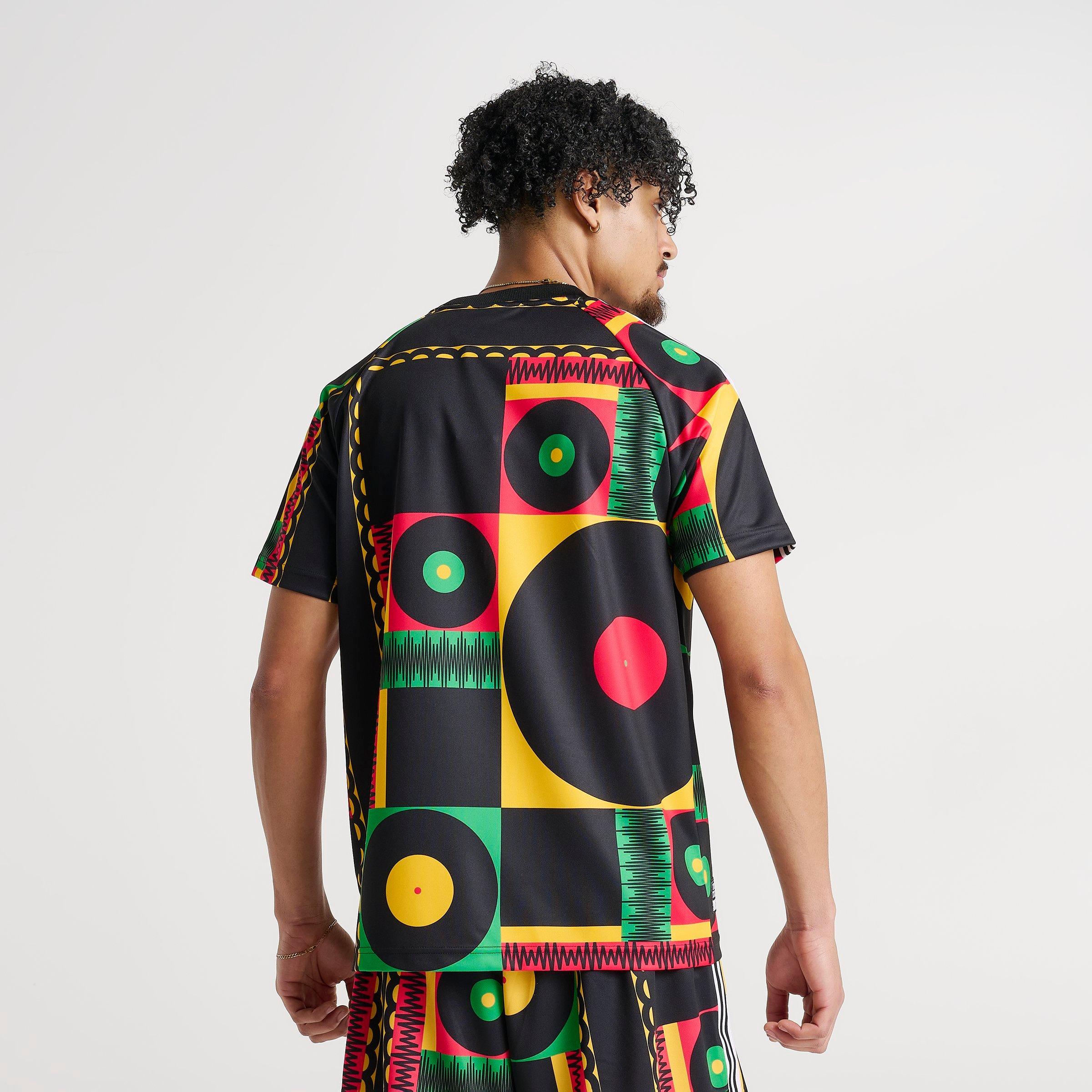 Men's adidas Originals x Bob Marley Jamaica Print T-Shirt