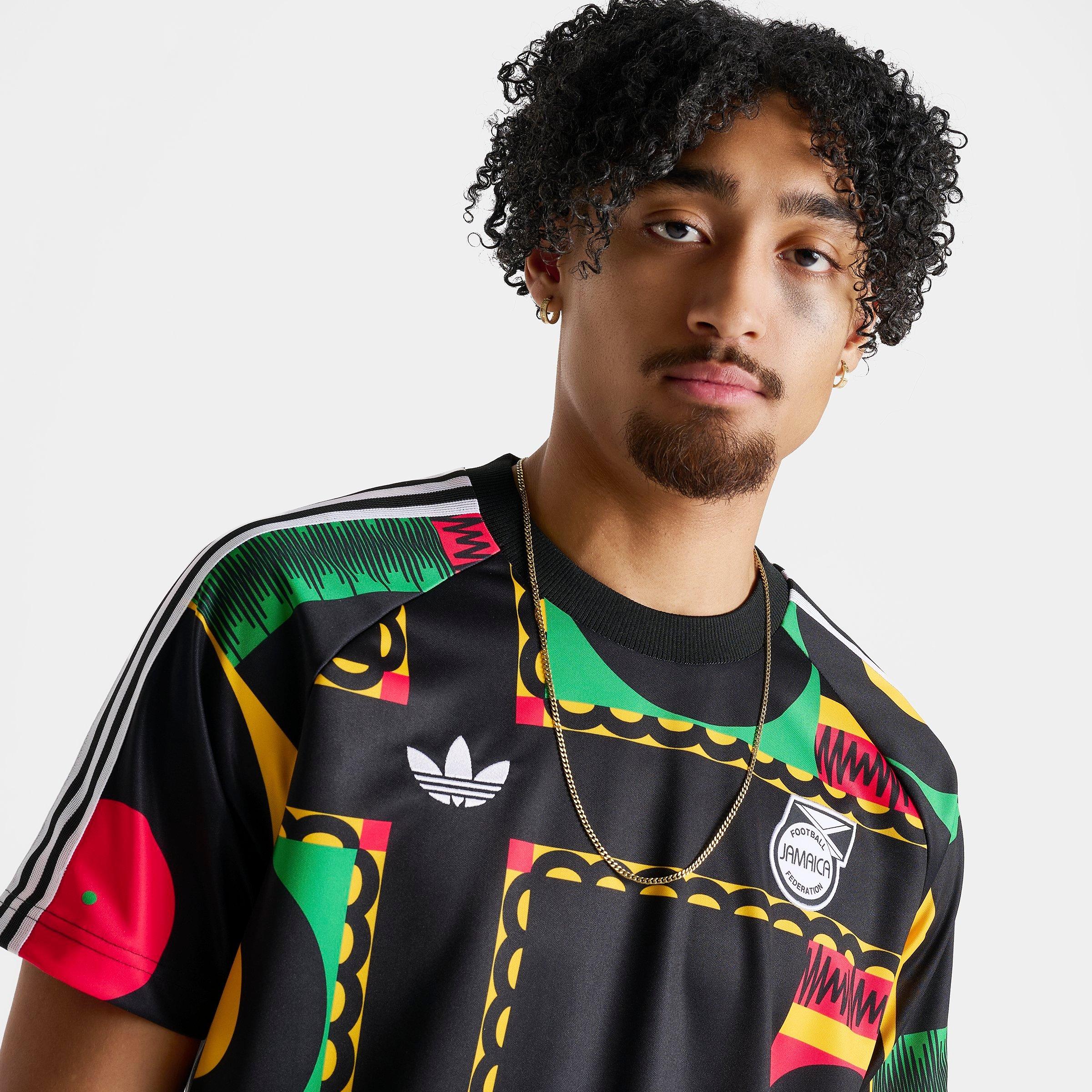 Men's adidas Originals x Bob Marley Jamaica Print T-Shirt