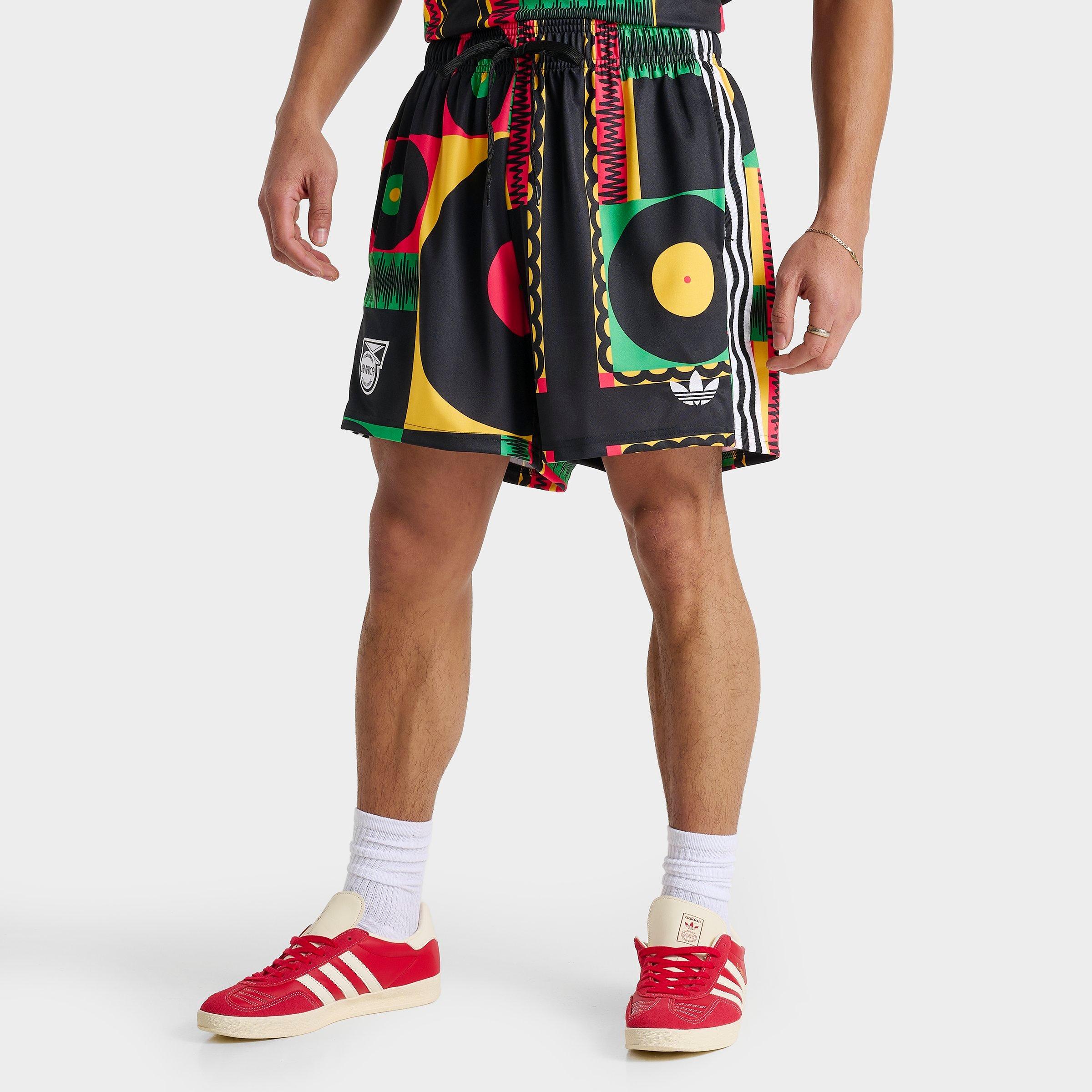 Men's adidas Originals x Bob Marley Jamaica Print Shorts