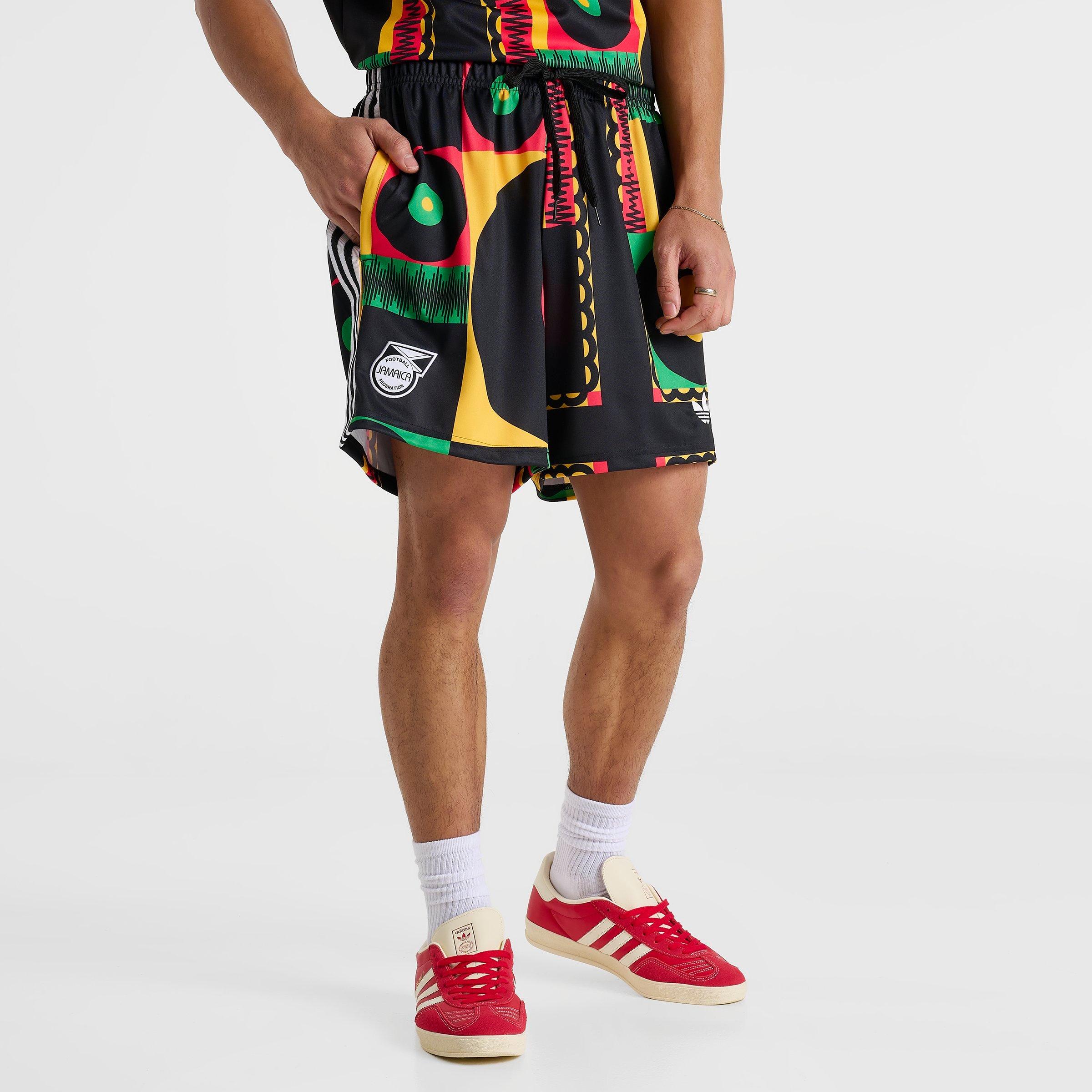 Men's adidas Originals x Bob Marley Jamaica Print Shorts