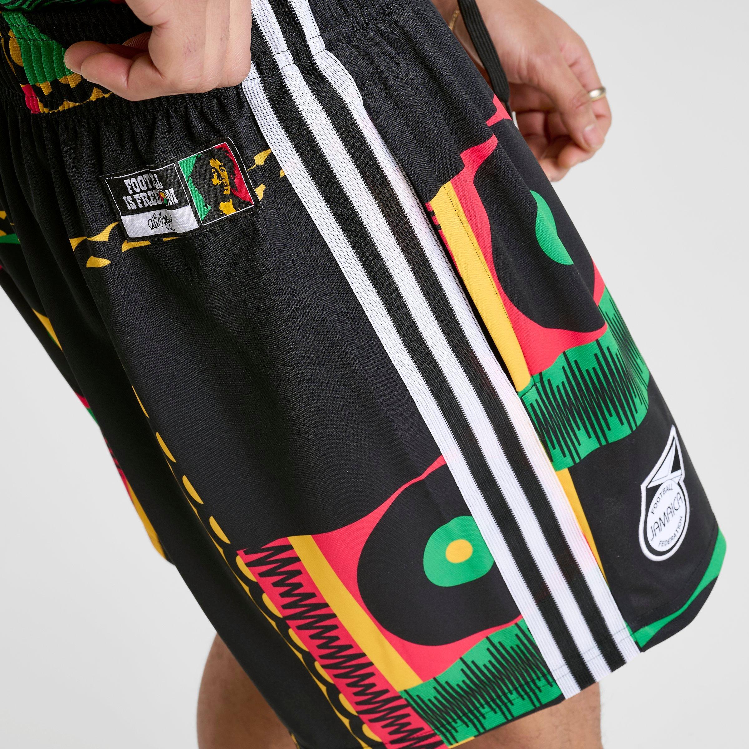 Men's adidas Originals x Bob Marley Jamaica Print Shorts