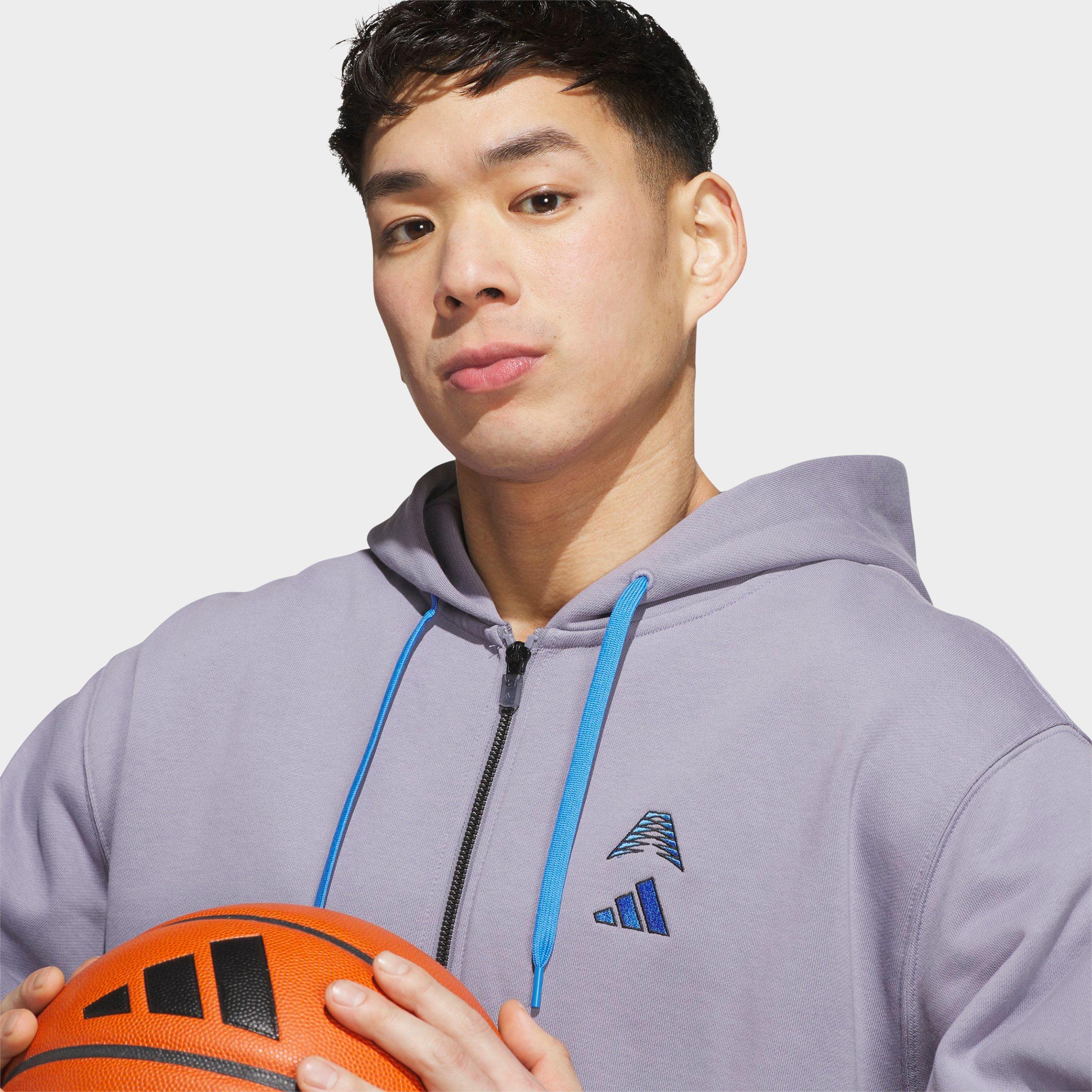 Men's adidas Anthony Edwards Foundation Full-Zip Hoodie