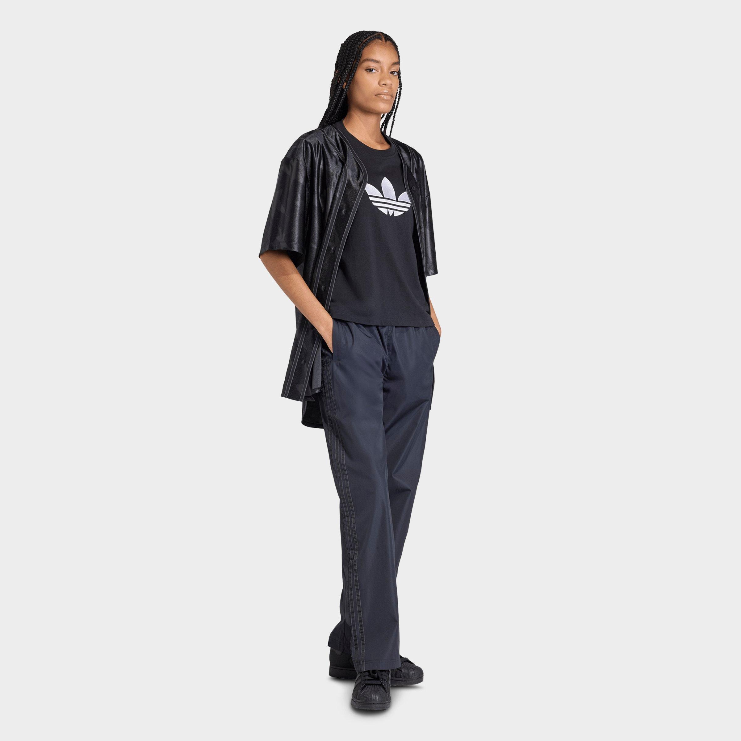 Women's adidas Originals Denim Graphic Baseball Jersey