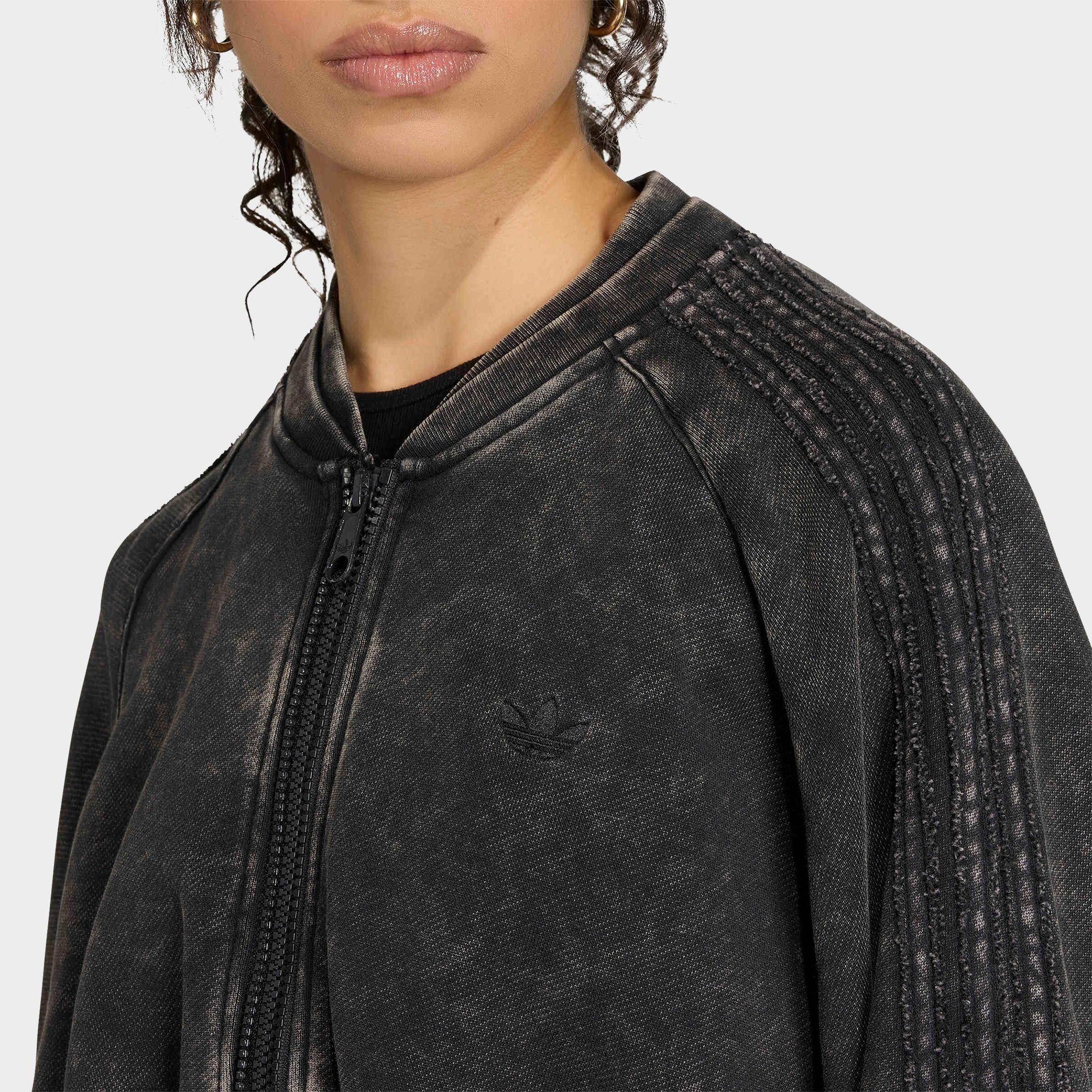Women's adidas Originals Superstar Double Layered Cropped Track Top