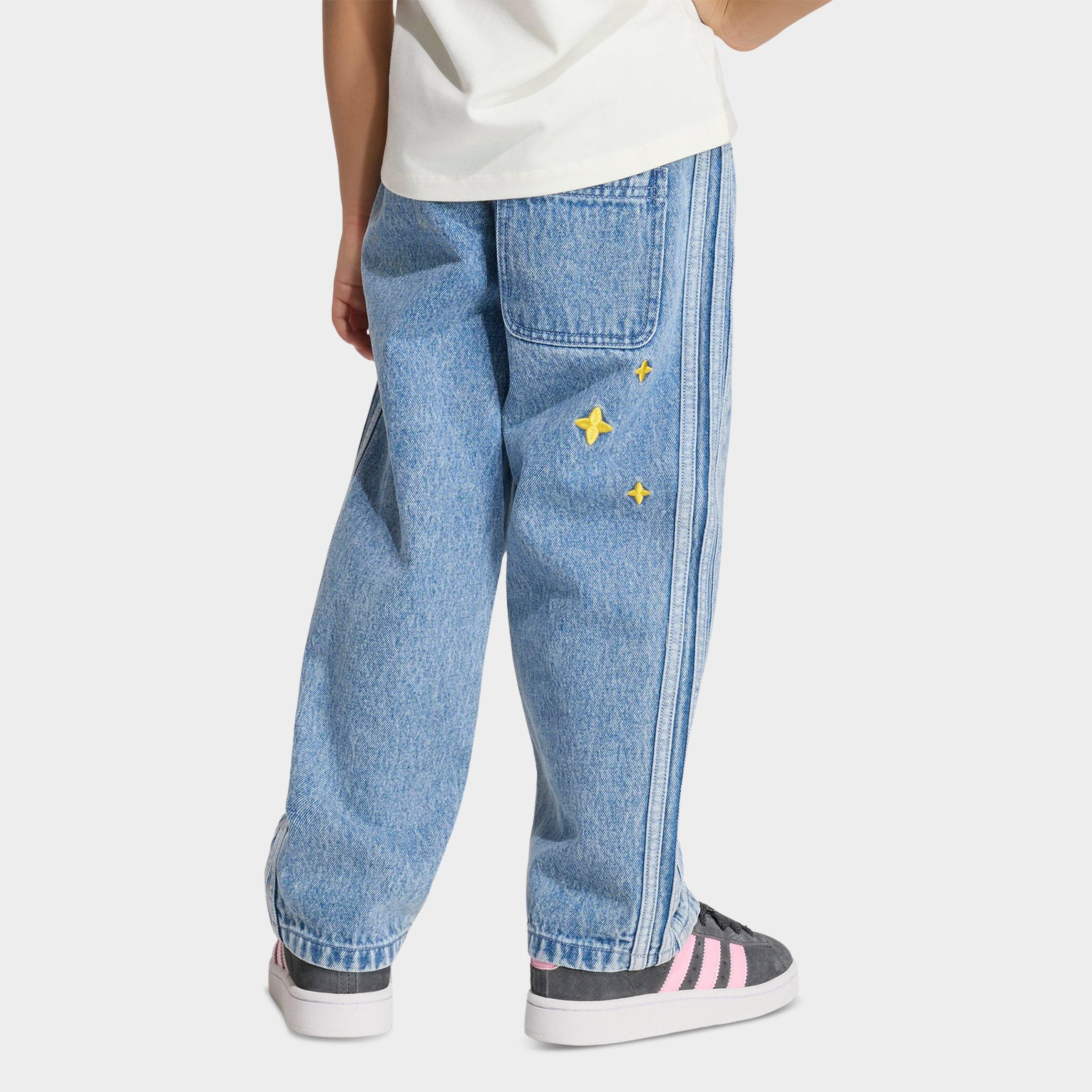 Girls' Little Kids' adidas Originals x Care Bears Loose Denim Jeans