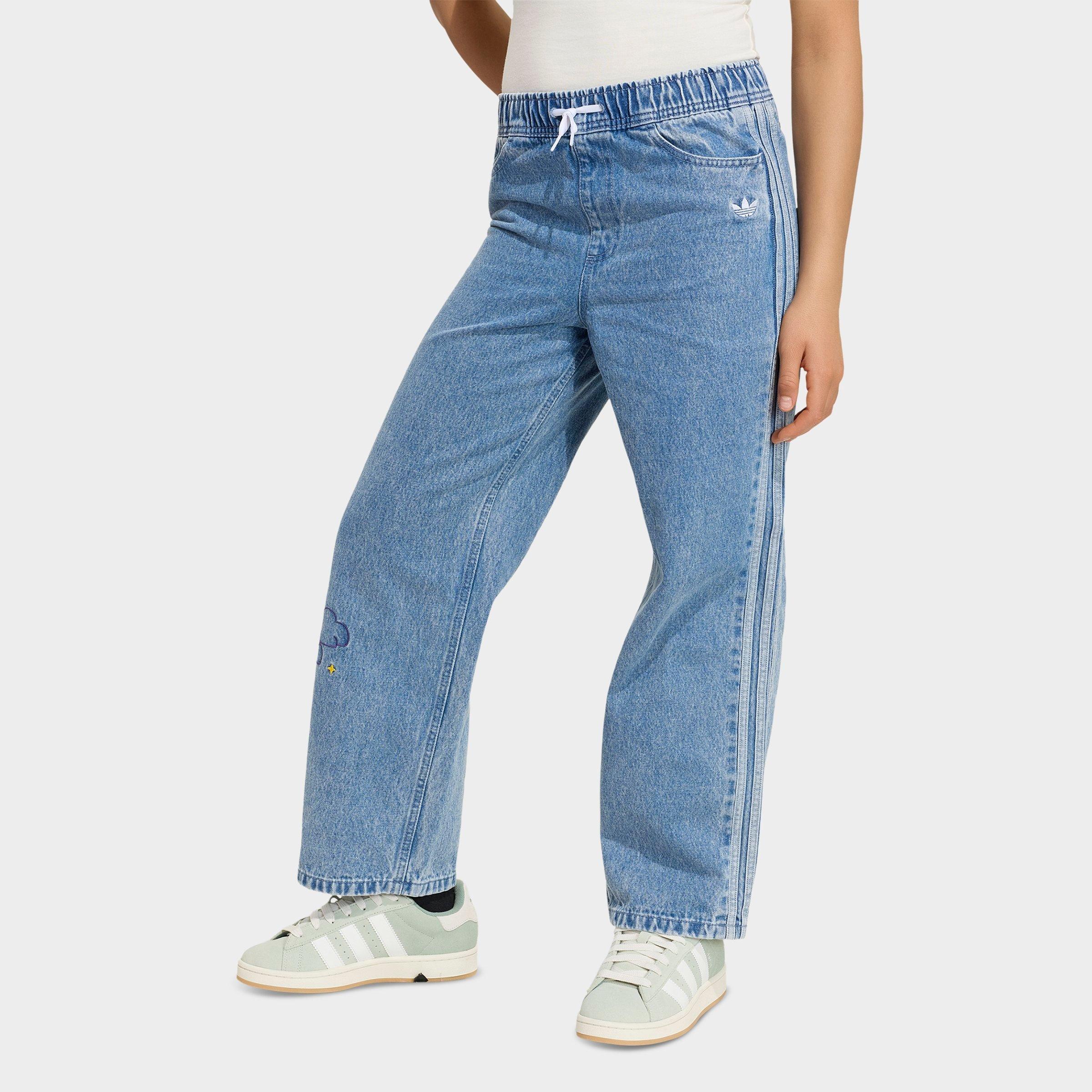 Girls' Big Kids' adidas Originals x Care Bears Loose Denim Jeans