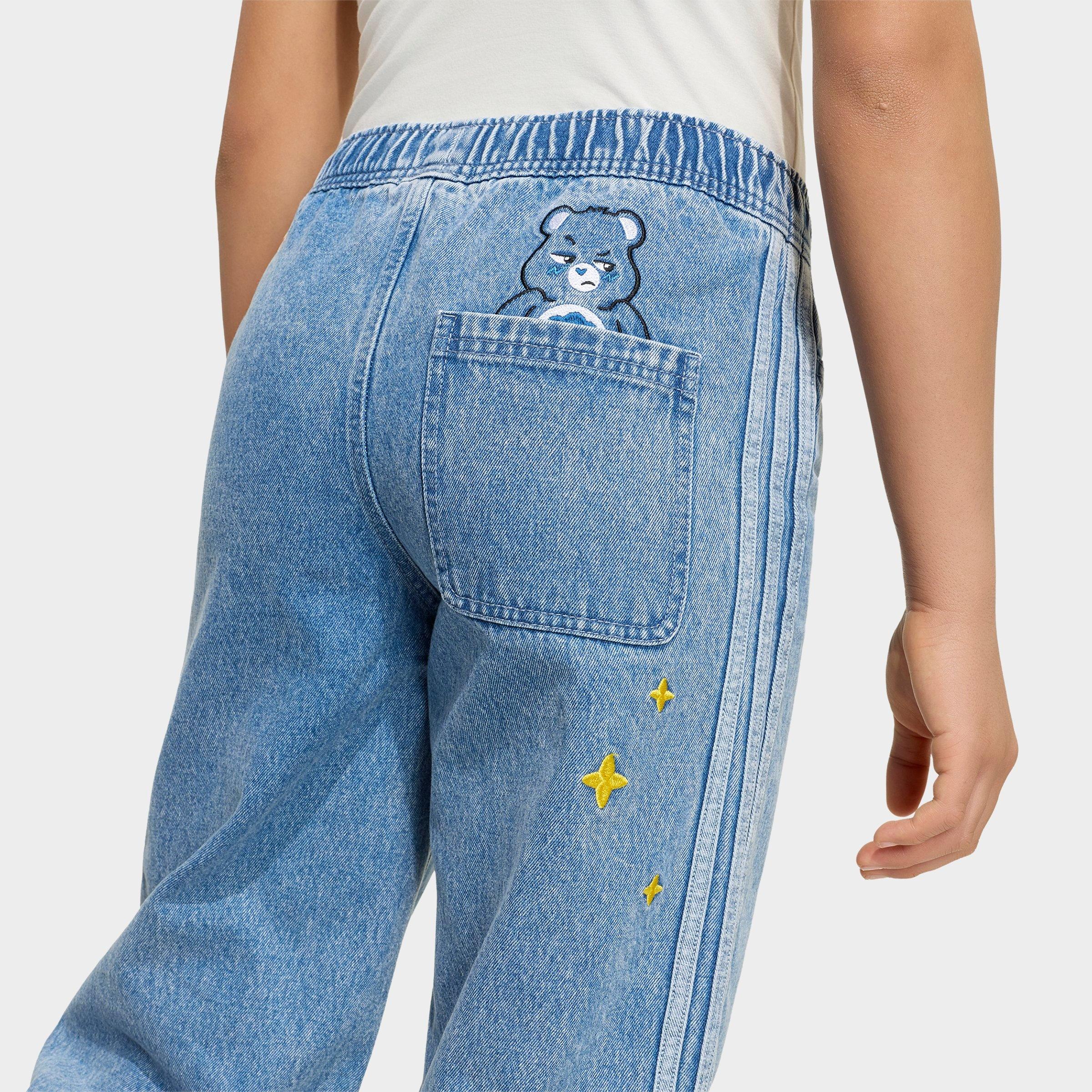 Girls' Big Kids' adidas Originals x Care Bears Loose Denim Jeans
