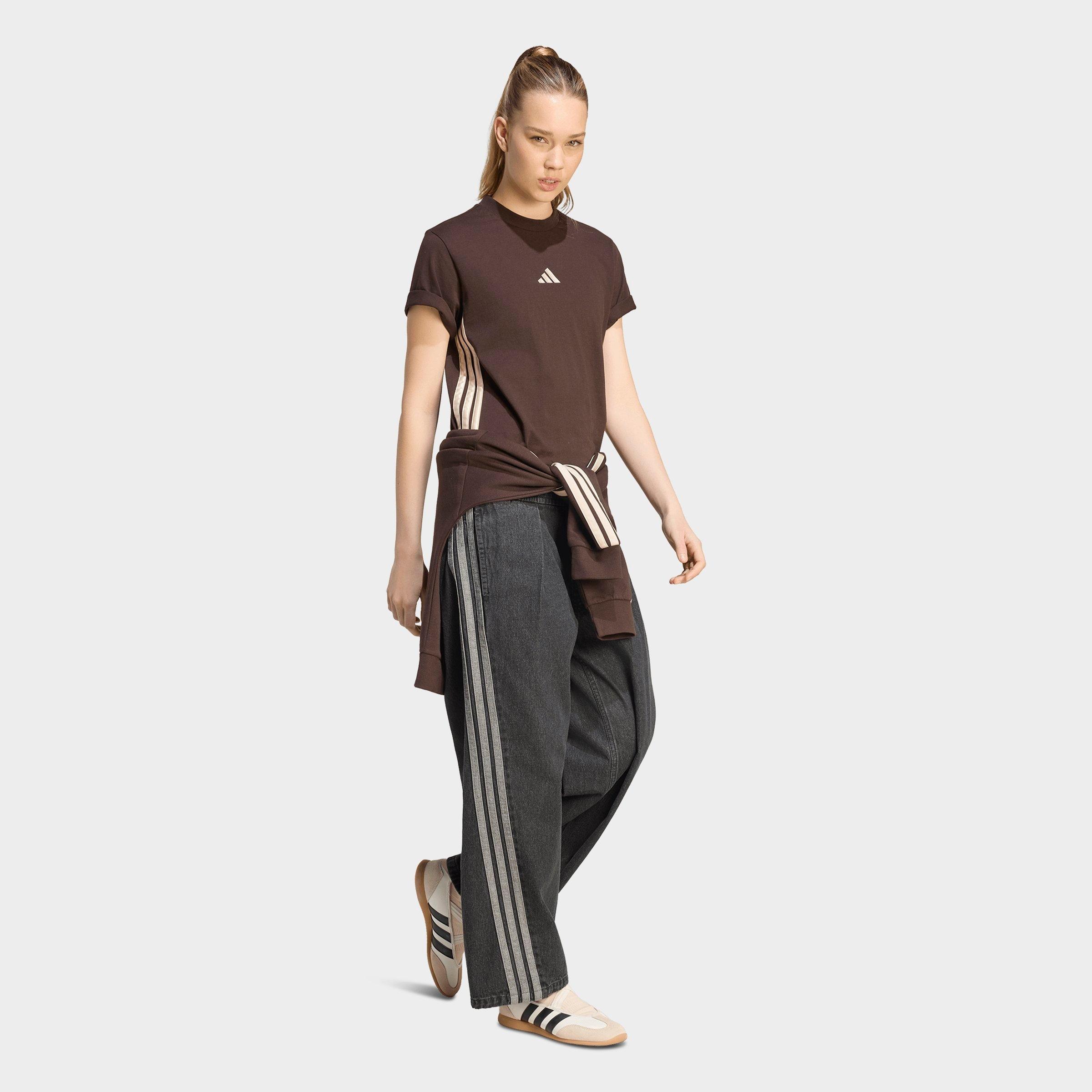 Women's adidas Originals Stadium Washed Loose Denim Pants
