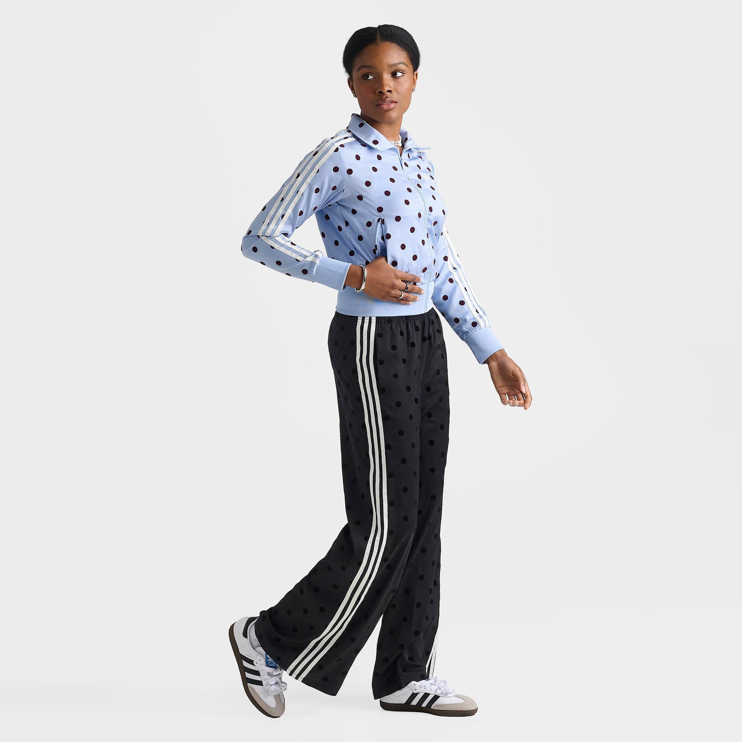 Women's adidas Originals Firebird Polka Dot Satin Track Jacket
