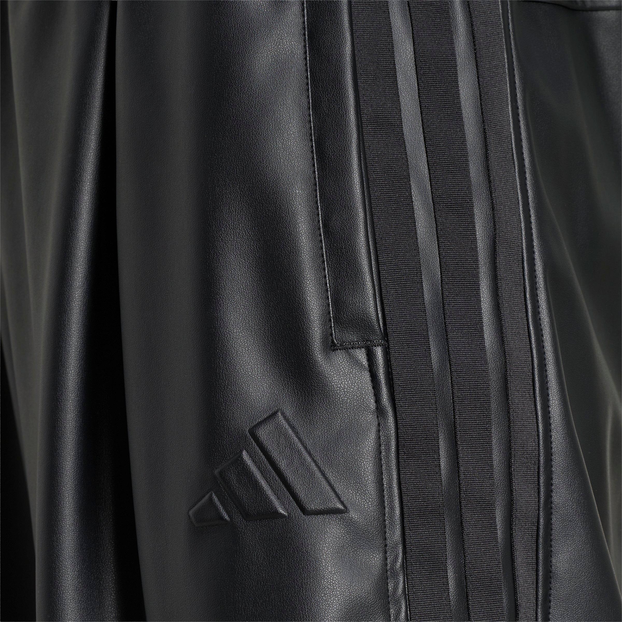 Men's adidas Stadium Oversized Faux Leather Open Hem Pants