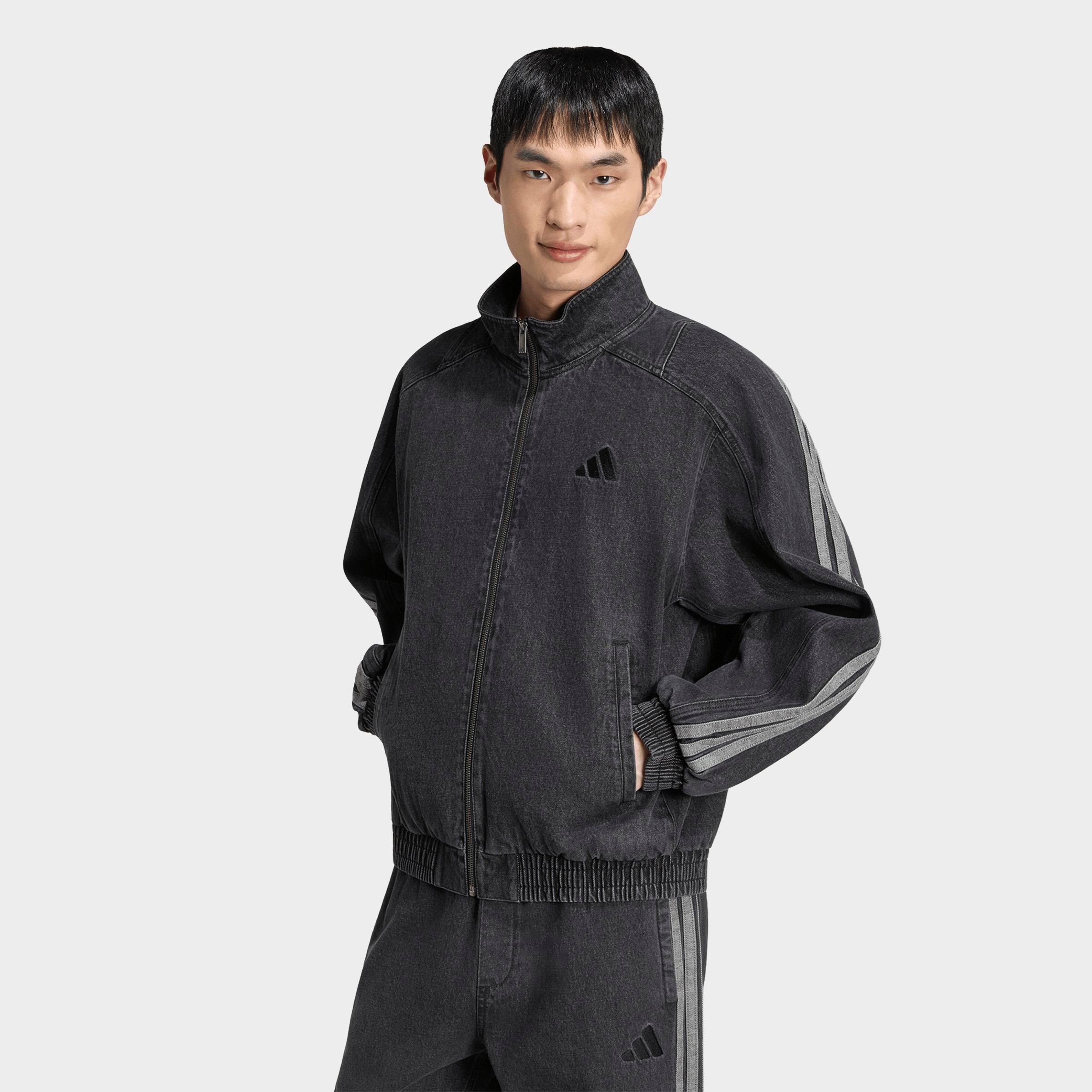 Men's adidas Stadium Loose Fit Denim Track Jacket