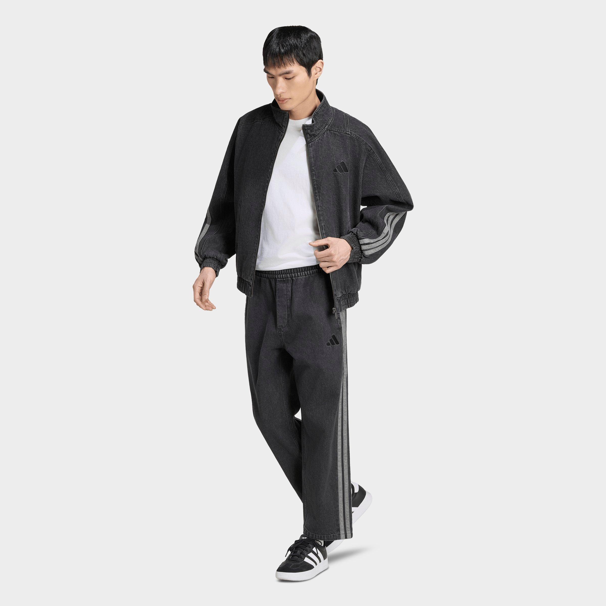 Men's adidas Stadium Loose Fit Denim Track Jacket