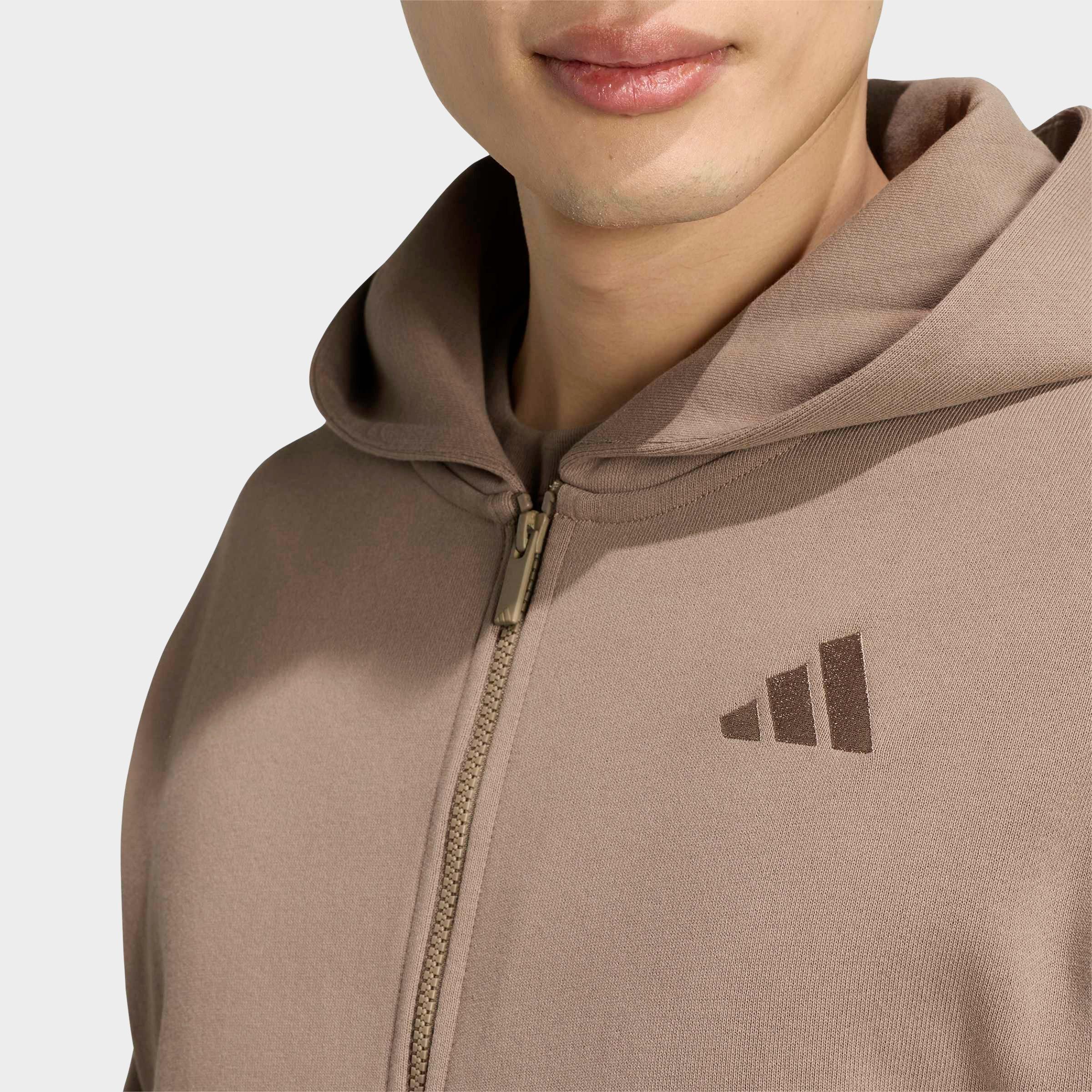 Men's adidas KIT Small Logo Full-Zip Hoodie