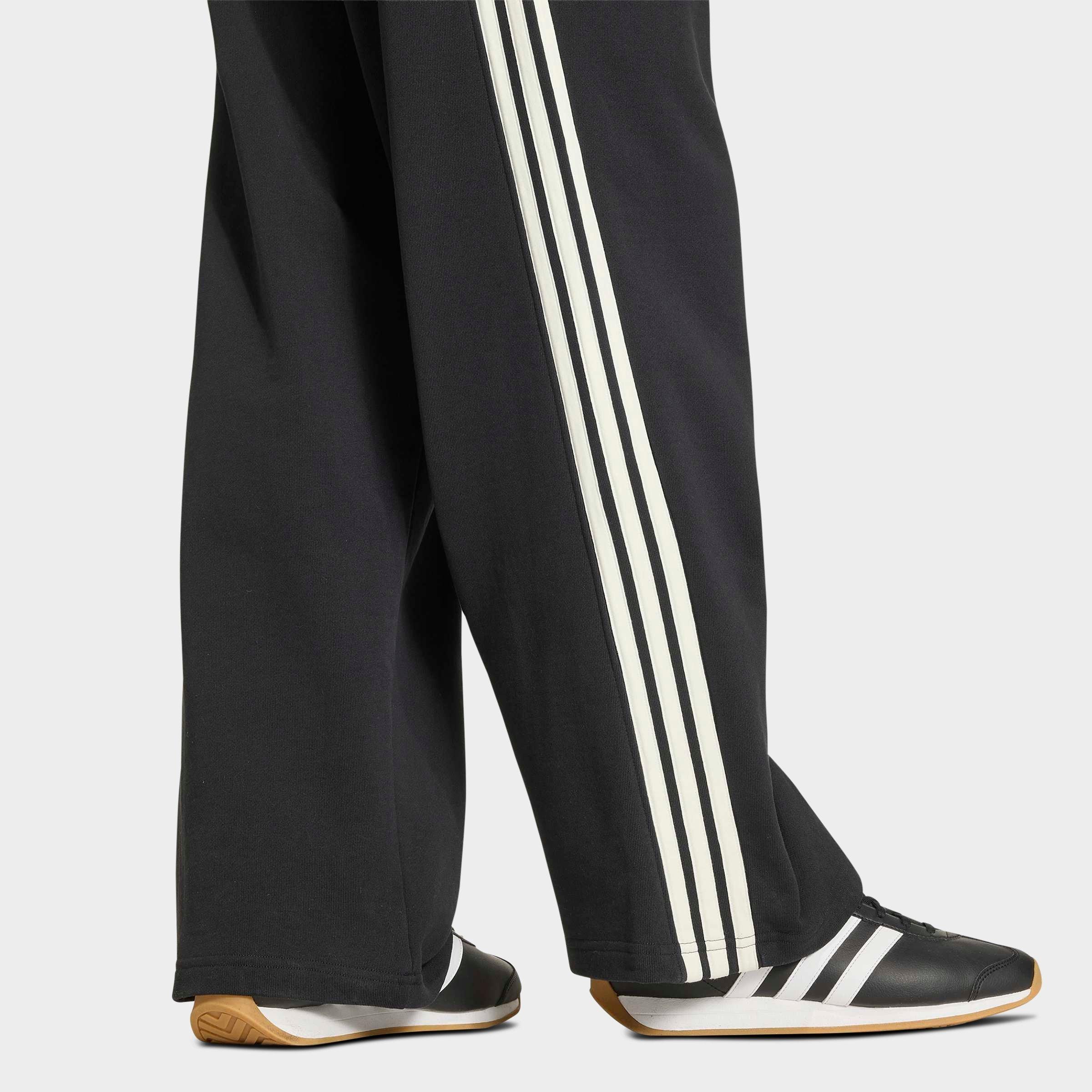 Men's adidas KIT 3-Stripes Wide French Terry Pants