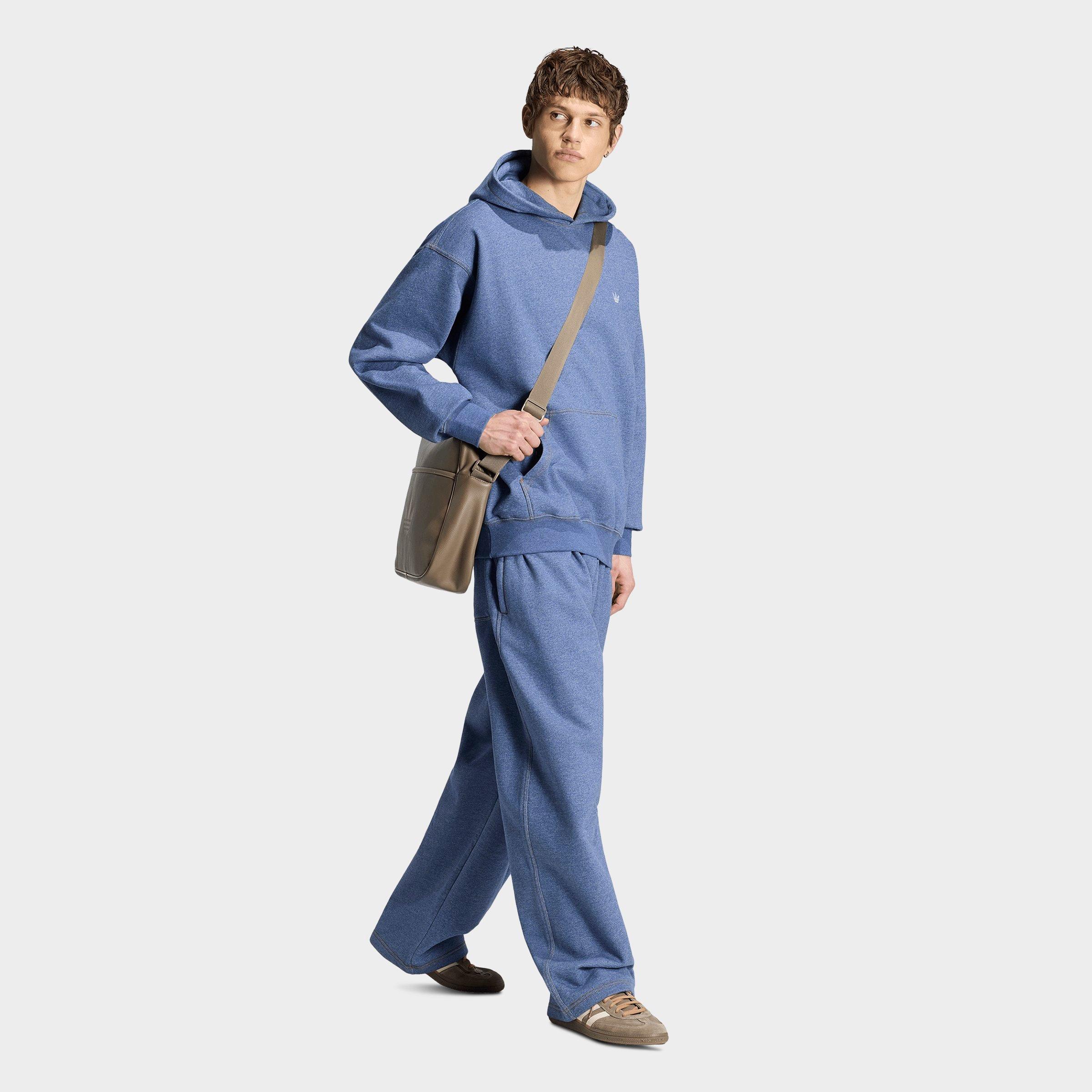 Men's adidas Originals Trefoil Essentials Melange Baggy Sweatpants