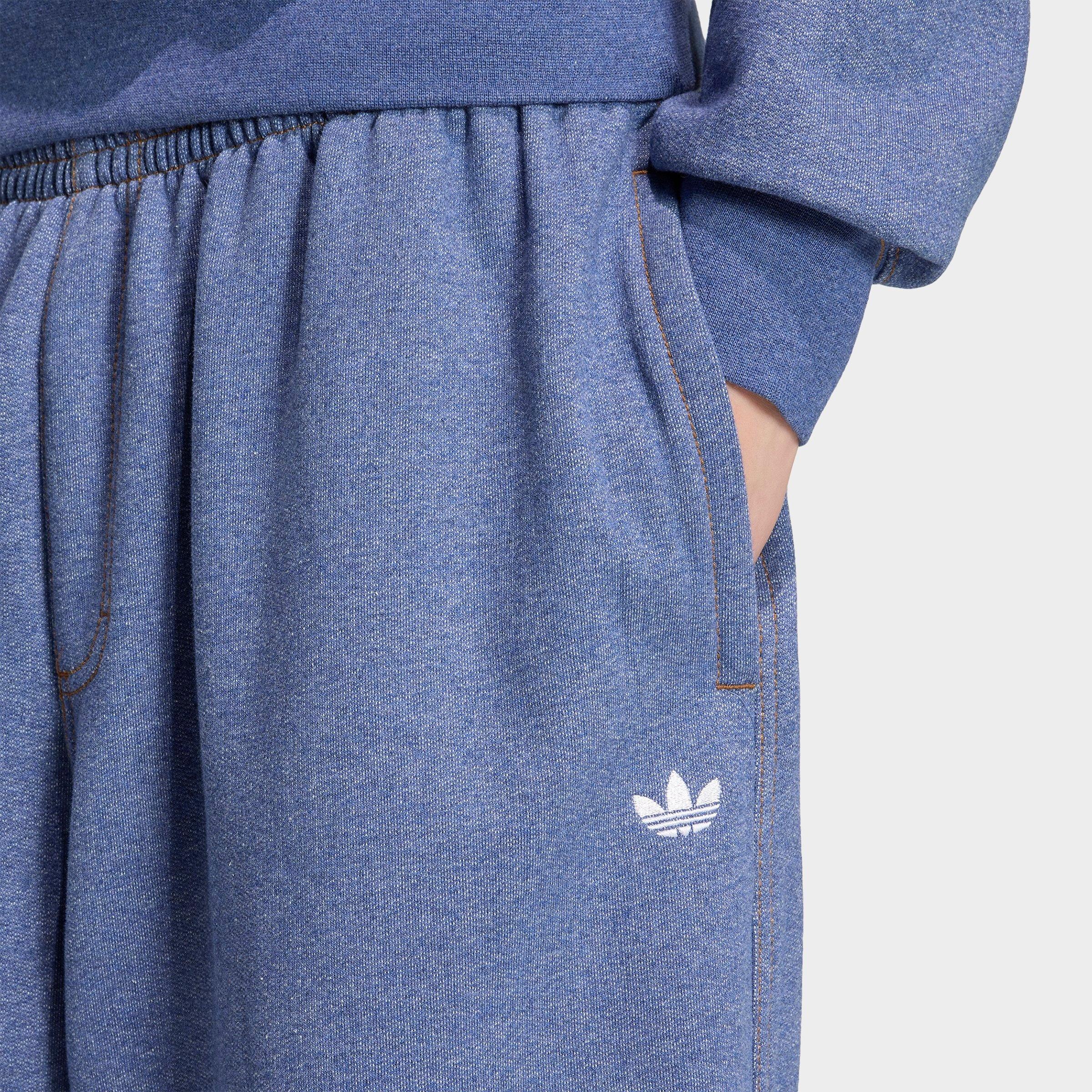 Men's adidas Originals Trefoil Essentials Melange Baggy Sweatpants