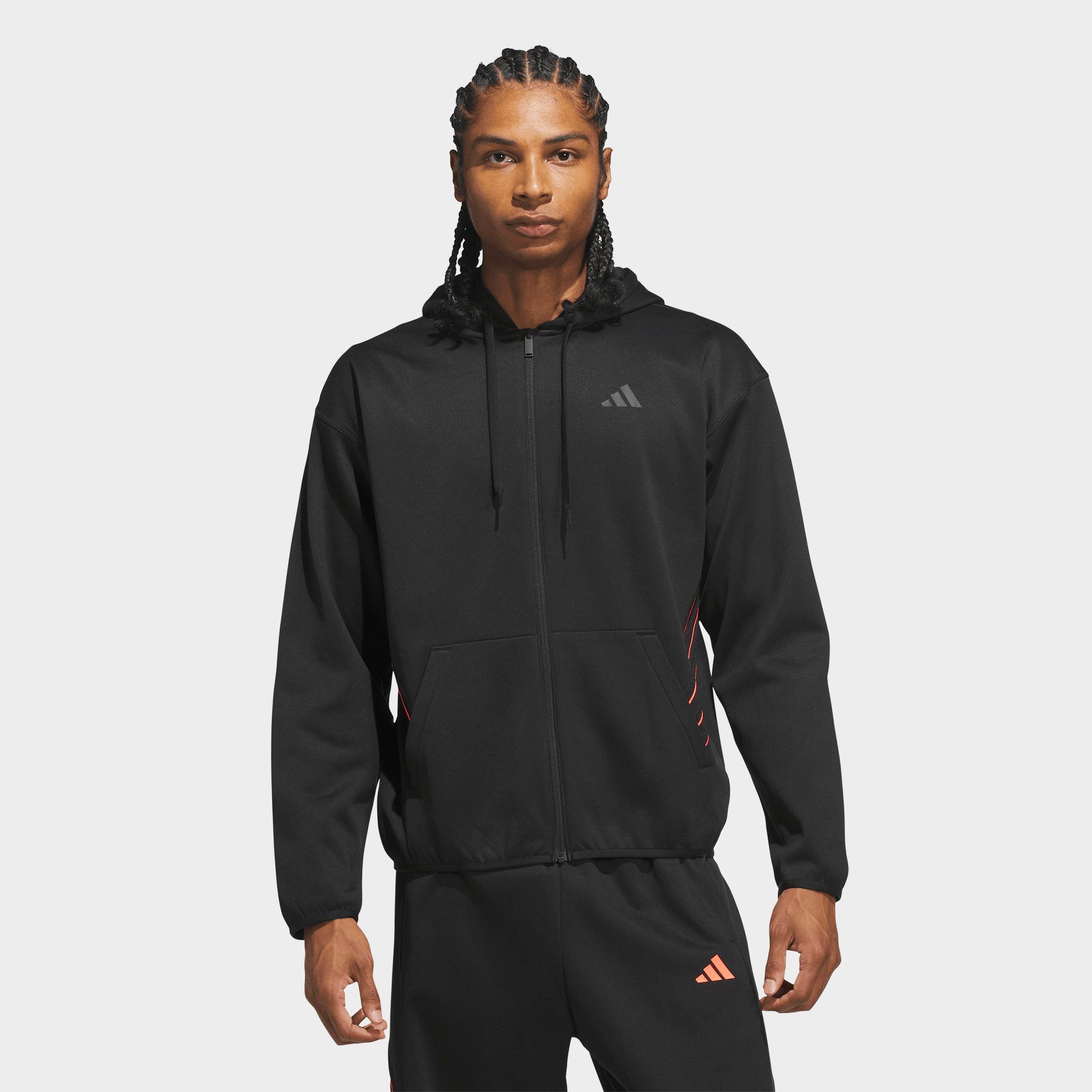 Men's adidas Basketball Crazy Warm Full-Zip Hoodie