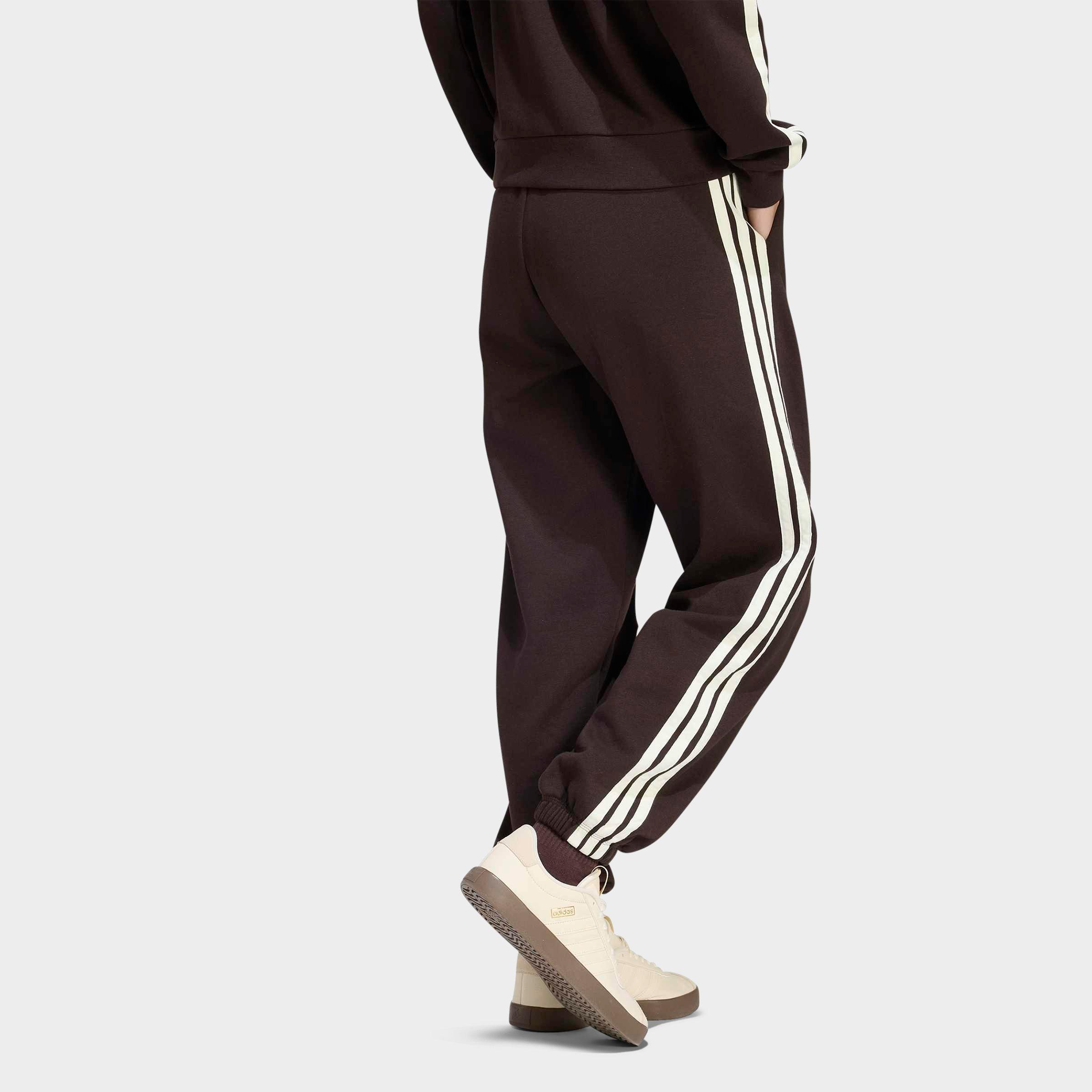 Women's adidas Essentials 3-Stripes Fleece Loose Pants