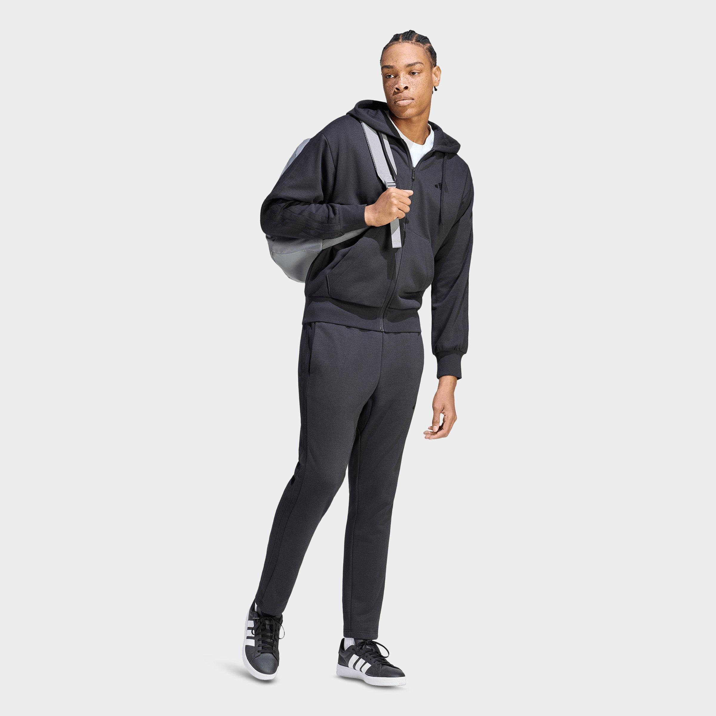 Men's adidas Essentials 3-Stripes Open Hem Fleece Pants