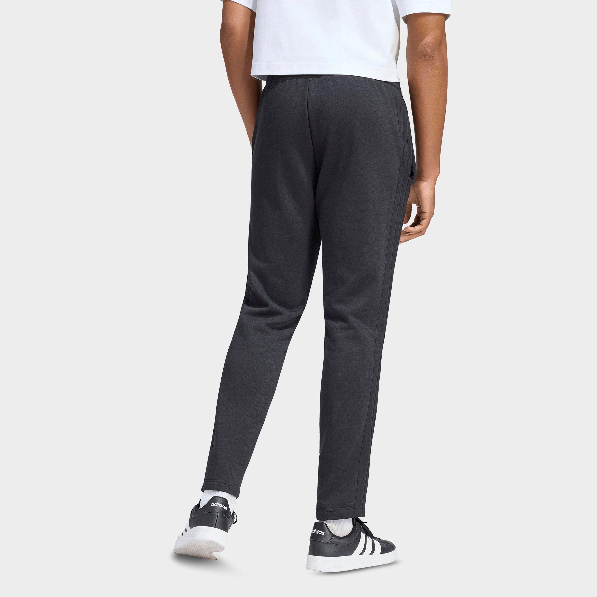 Men's adidas Essentials 3-Stripes Open Hem Fleece Pants