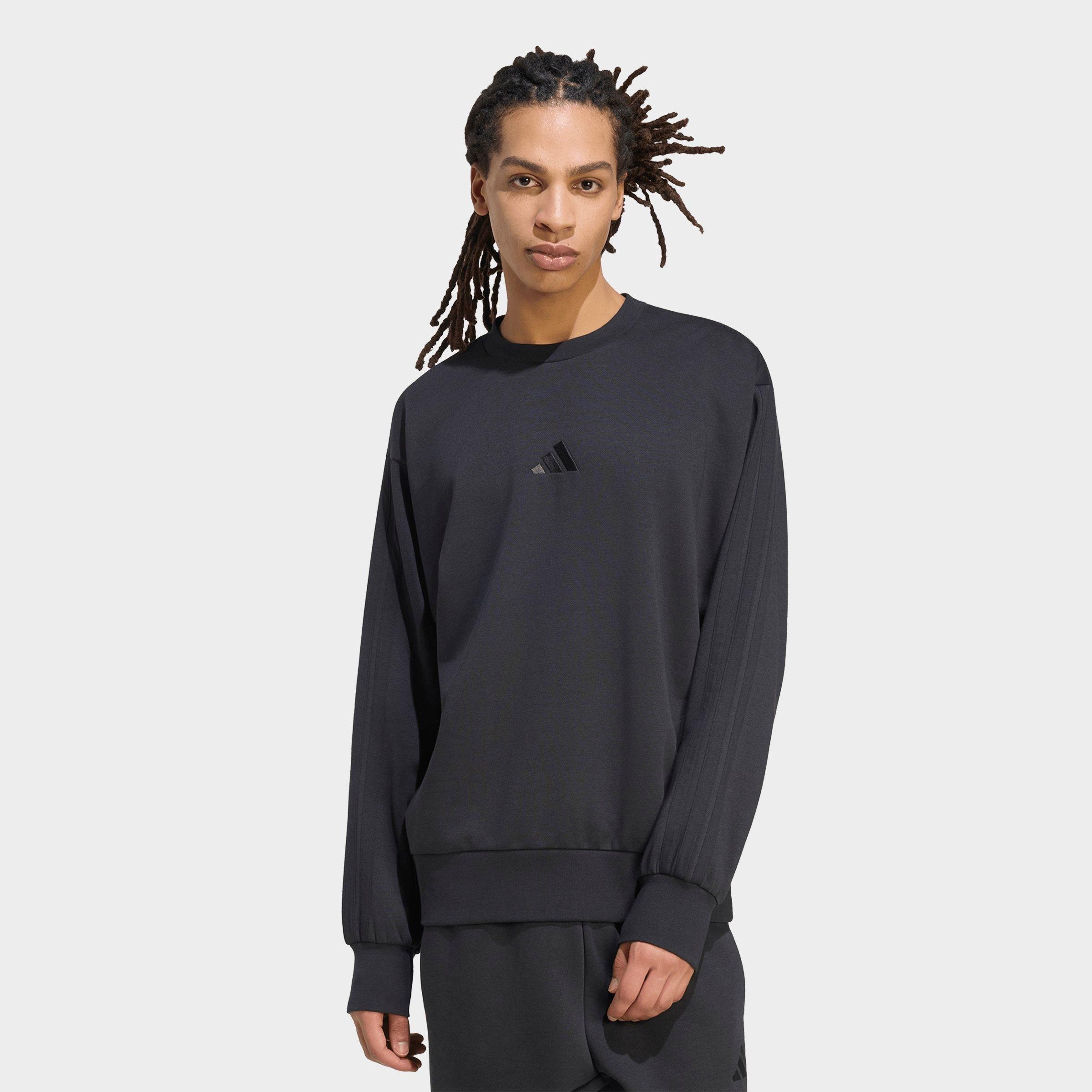 Men's adidas Essentials 3-Stripes Fleece Crewneck Sweatshirt
