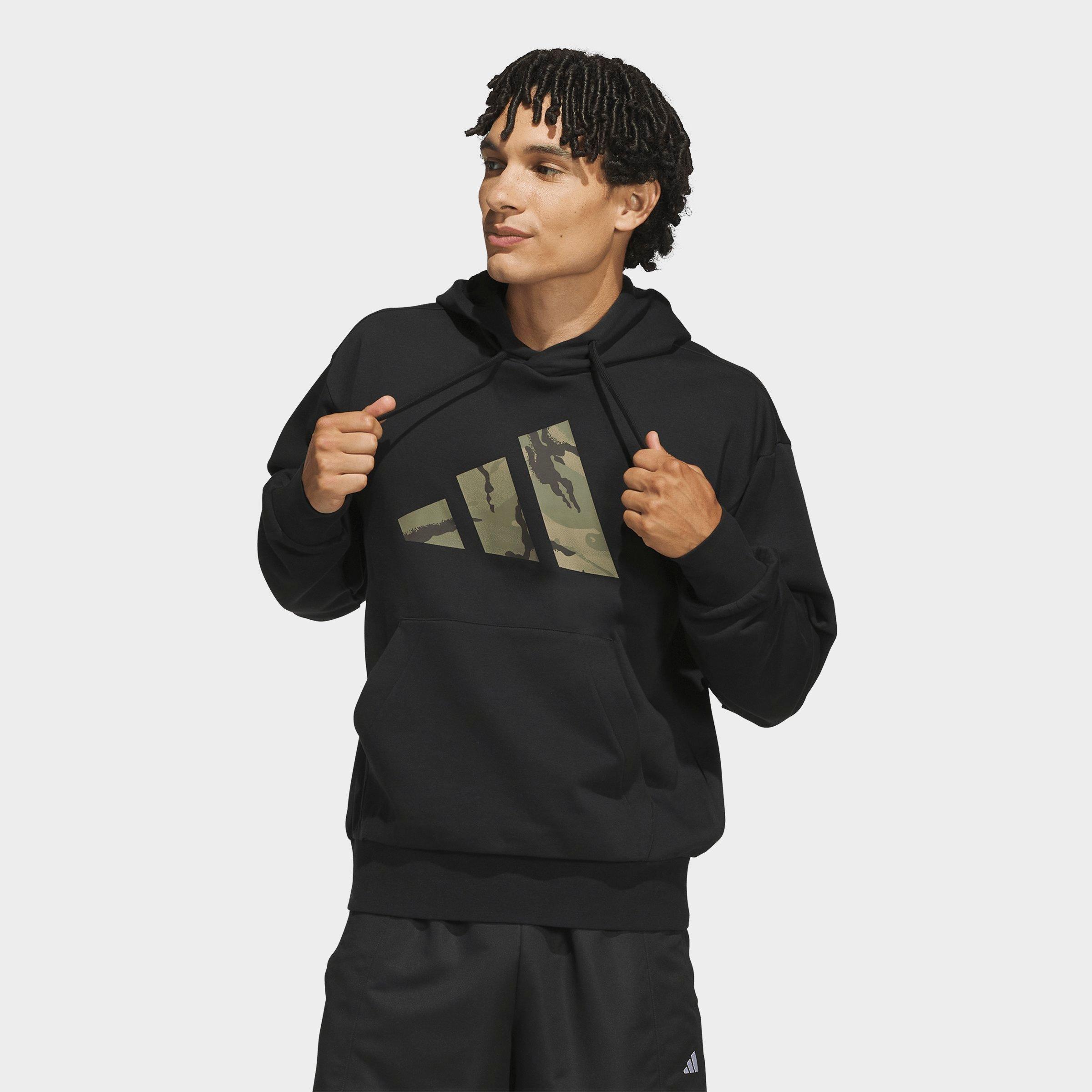 Men's adidas Camo Big Logo Graphic Pullover Hoodie